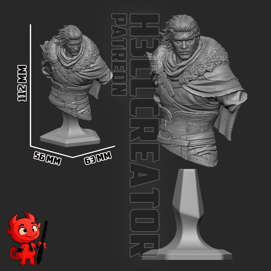 Kliff from Crimson Desert by h3ll creator | High Quality Resin Print | Painted Commissions available - Sephiknot