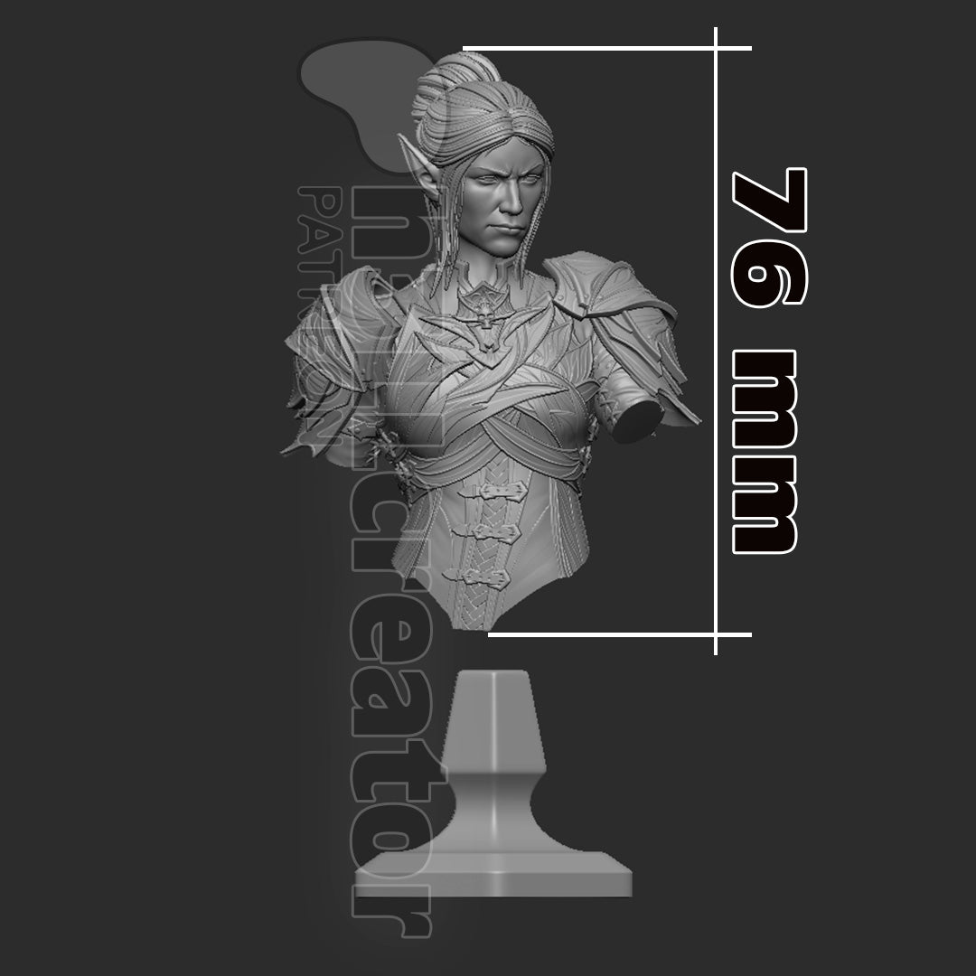 Minthara Garage Kit | Fanmade Model by h3llCreator | Baldurs Gate | 3D Printed - Sephiknot