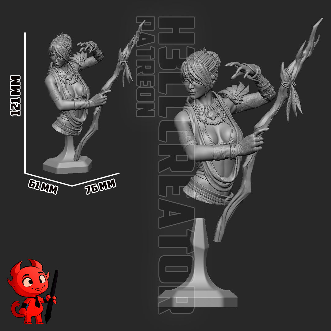 Morrigan from Dragon Age by h3ll creator | High Quality Resin Print | Painted Commissions available - Sephiknot