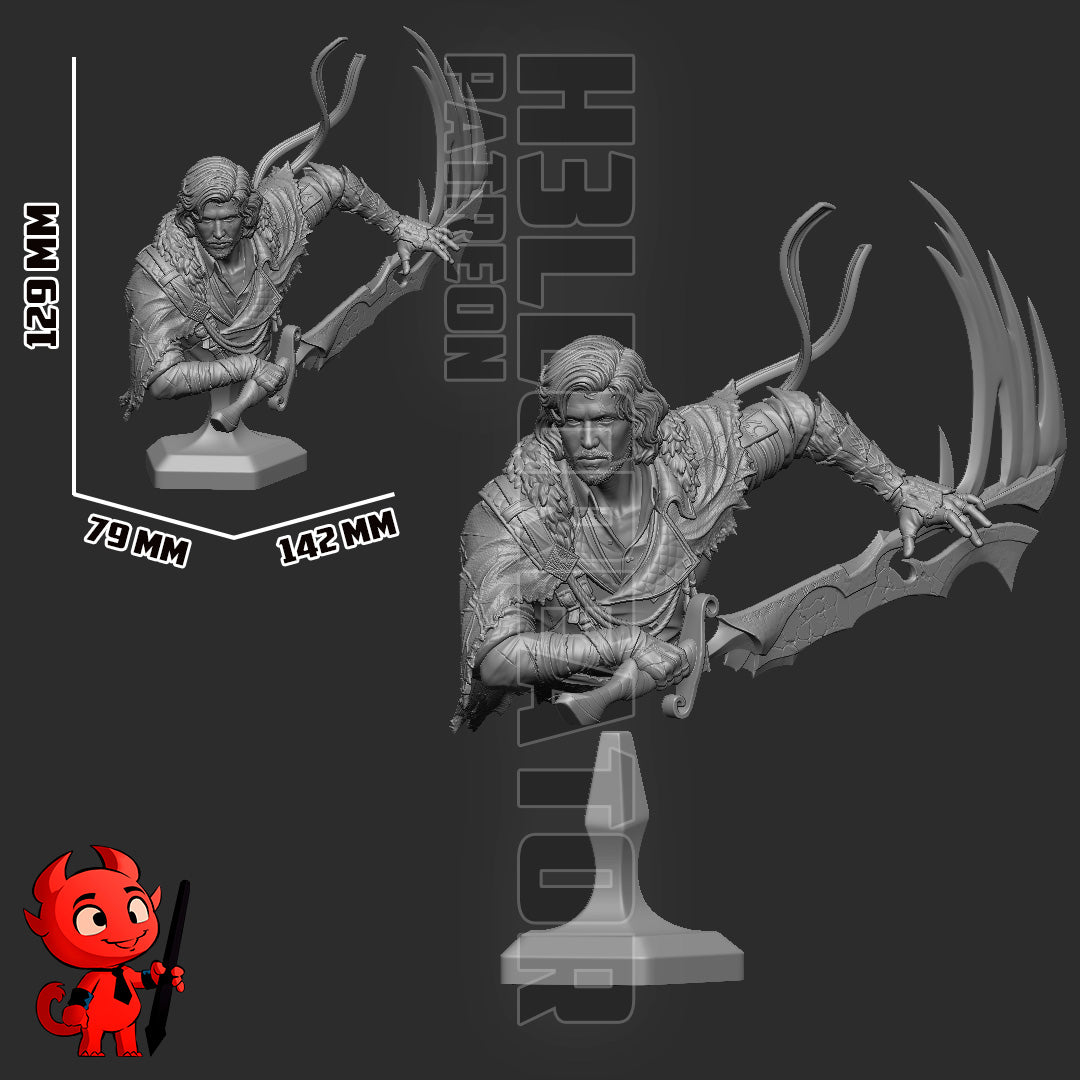 Verso from Clair Obscur: Expedition 33 by h3ll creator | High Quality Resin Print | Painted Commissions available! - Sephiknot