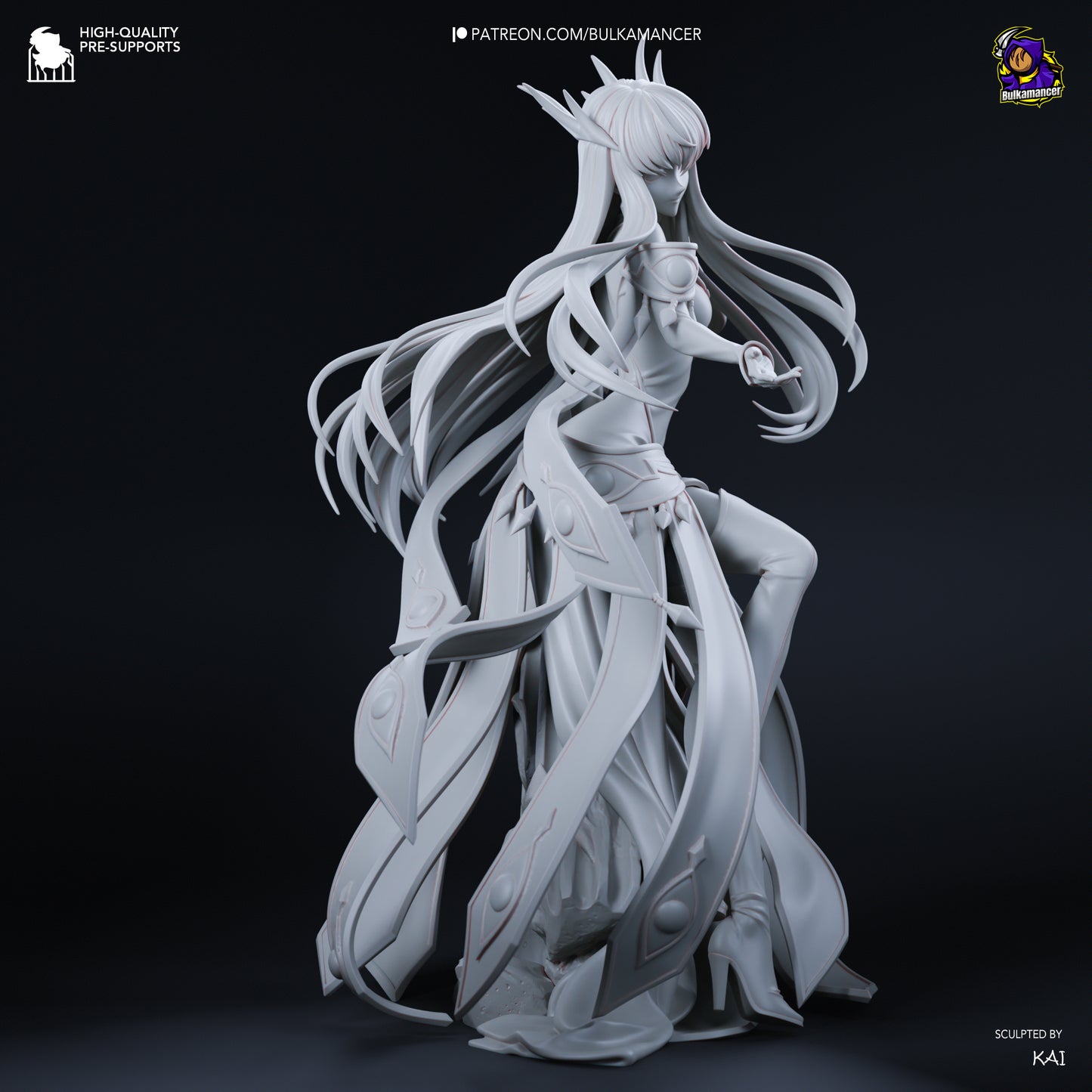C.C from Code Geass by Bulkamancer | High Quality Resin Print | Painted Commissions available!