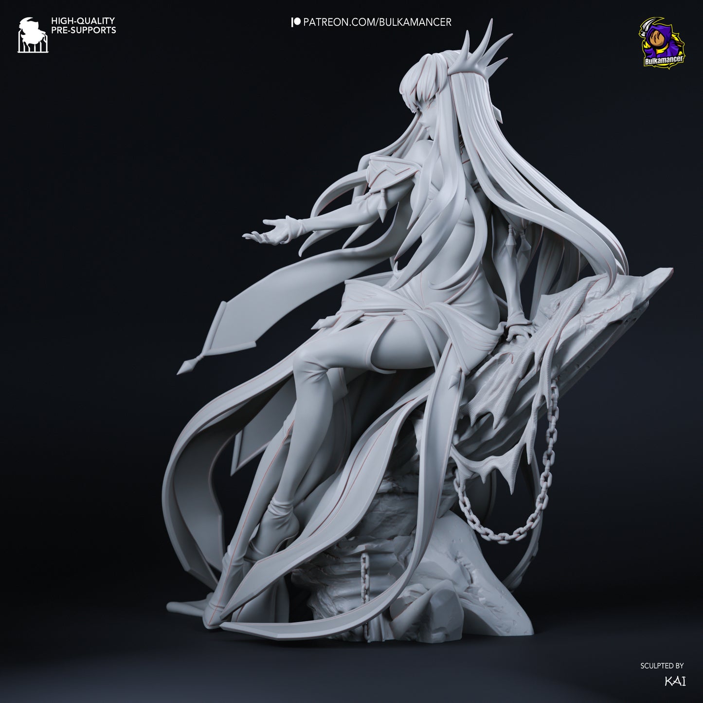 C.C from Code Geass by Bulkamancer | High Quality Resin Print | Painted Commissions available!