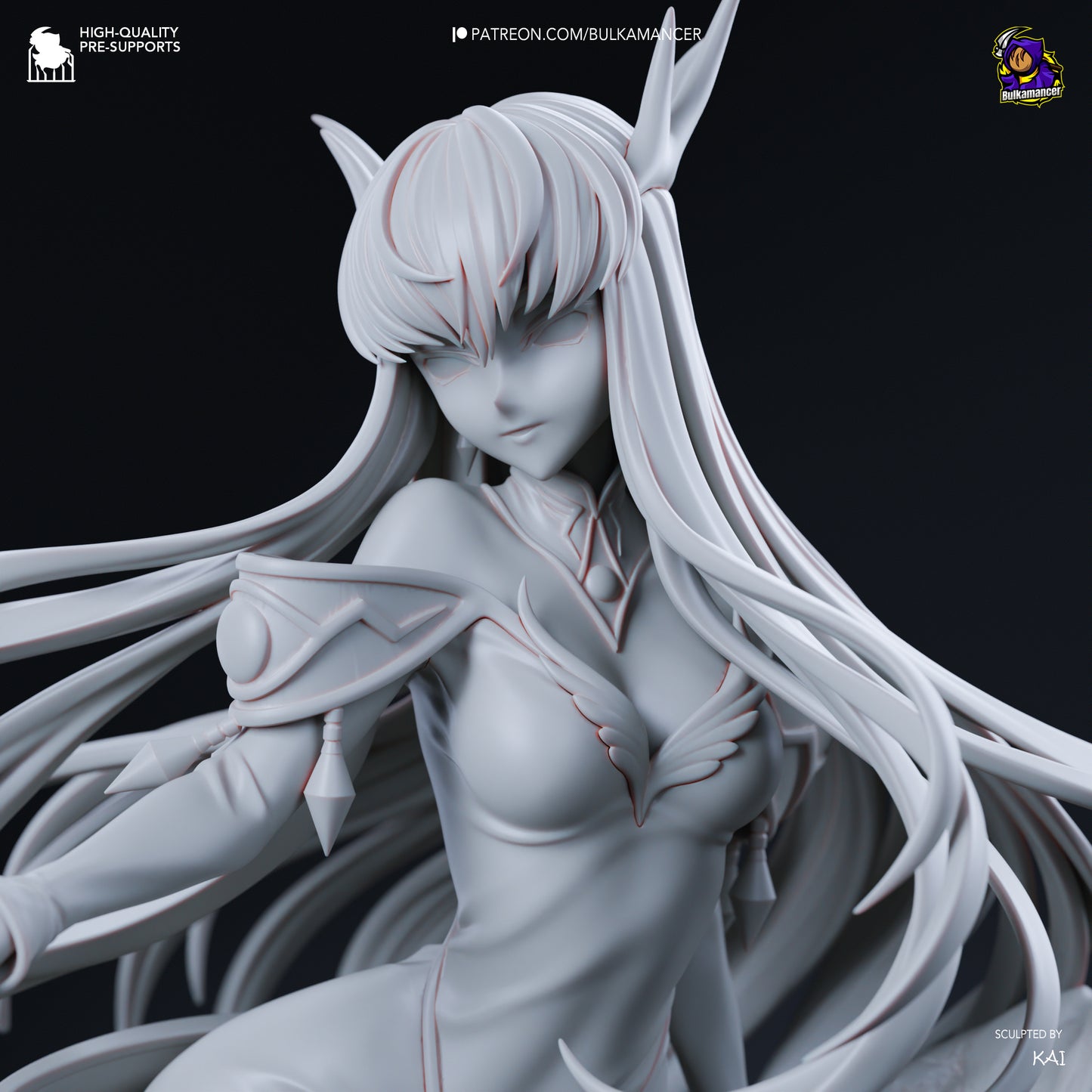 C.C from Code Geass by Bulkamancer | High Quality Resin Print | Painted Commissions available!