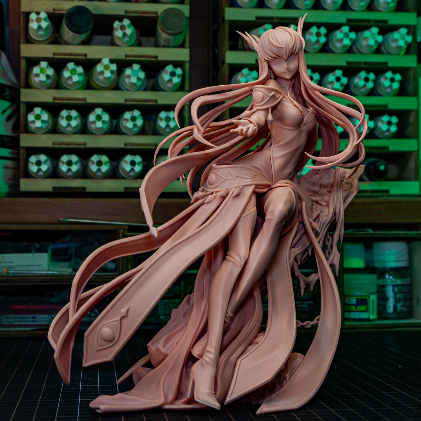 C.C from Code Geass by Bulkamancer | High Quality Resin Print | Painted Commissions available!