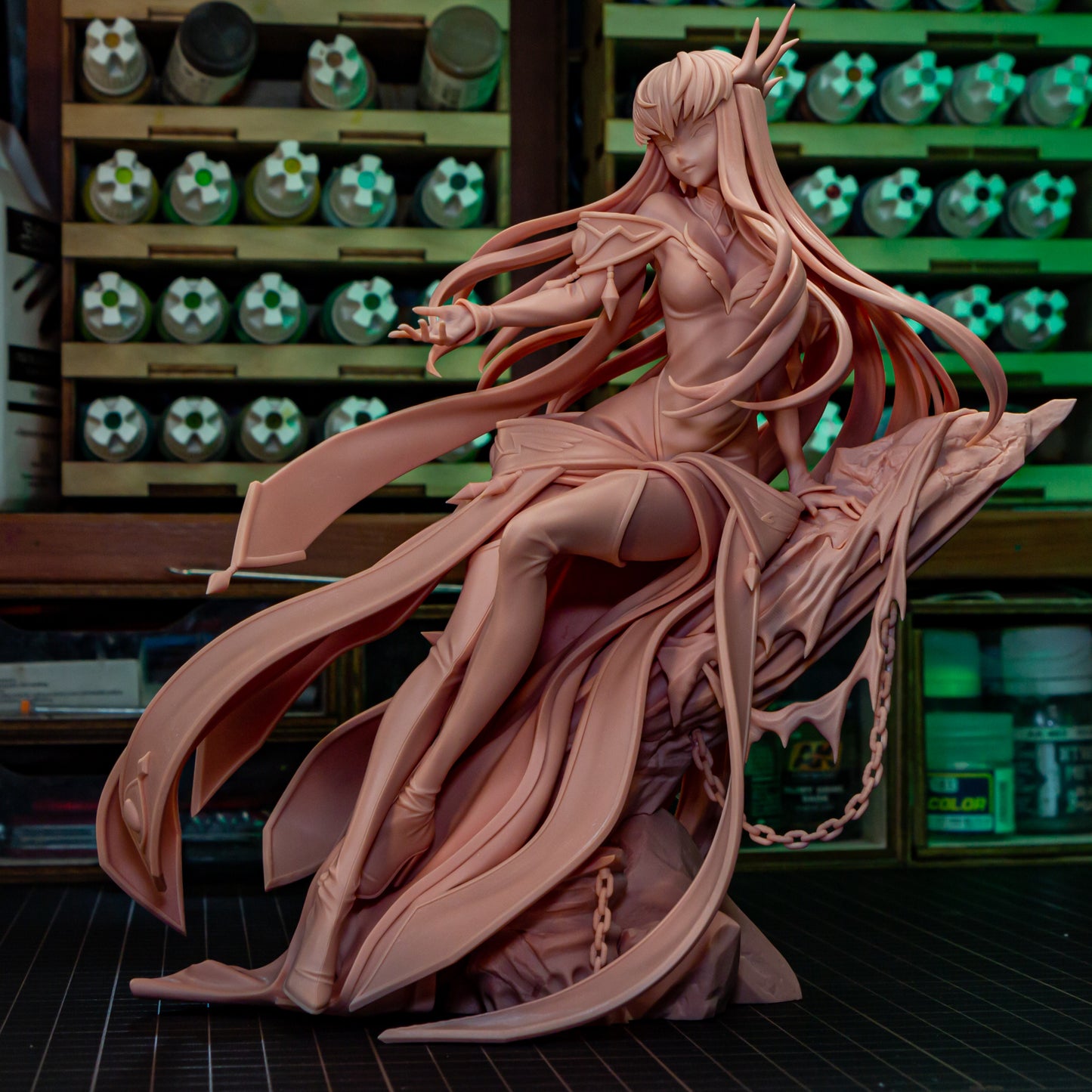 C.C from Code Geass by Bulkamancer | High Quality Resin Print | Painted Commissions available!