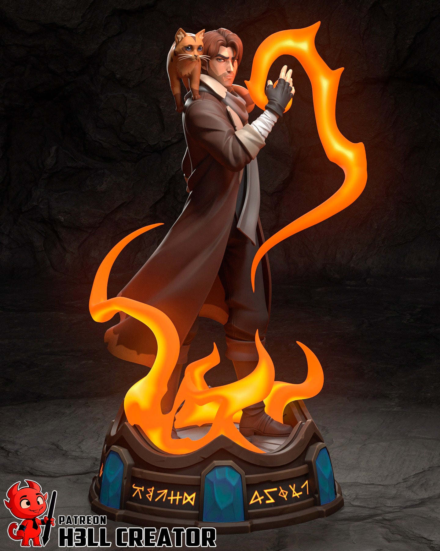 Caleb from The Mighy Nein by h3ll creator | High Quality Resin Print | Painted Commissions available! - Sephiknot