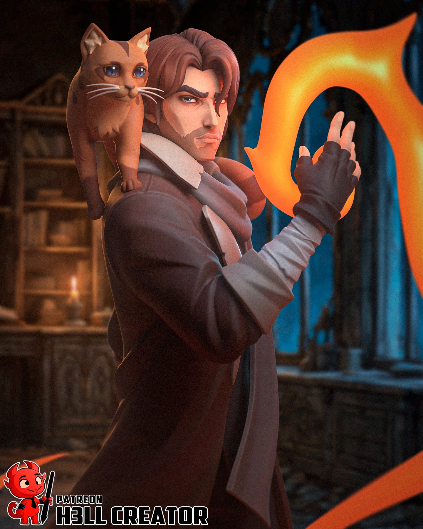 Caleb from The Mighy Nein by h3ll creator | High Quality Resin Print | Painted Commissions available! - Sephiknot