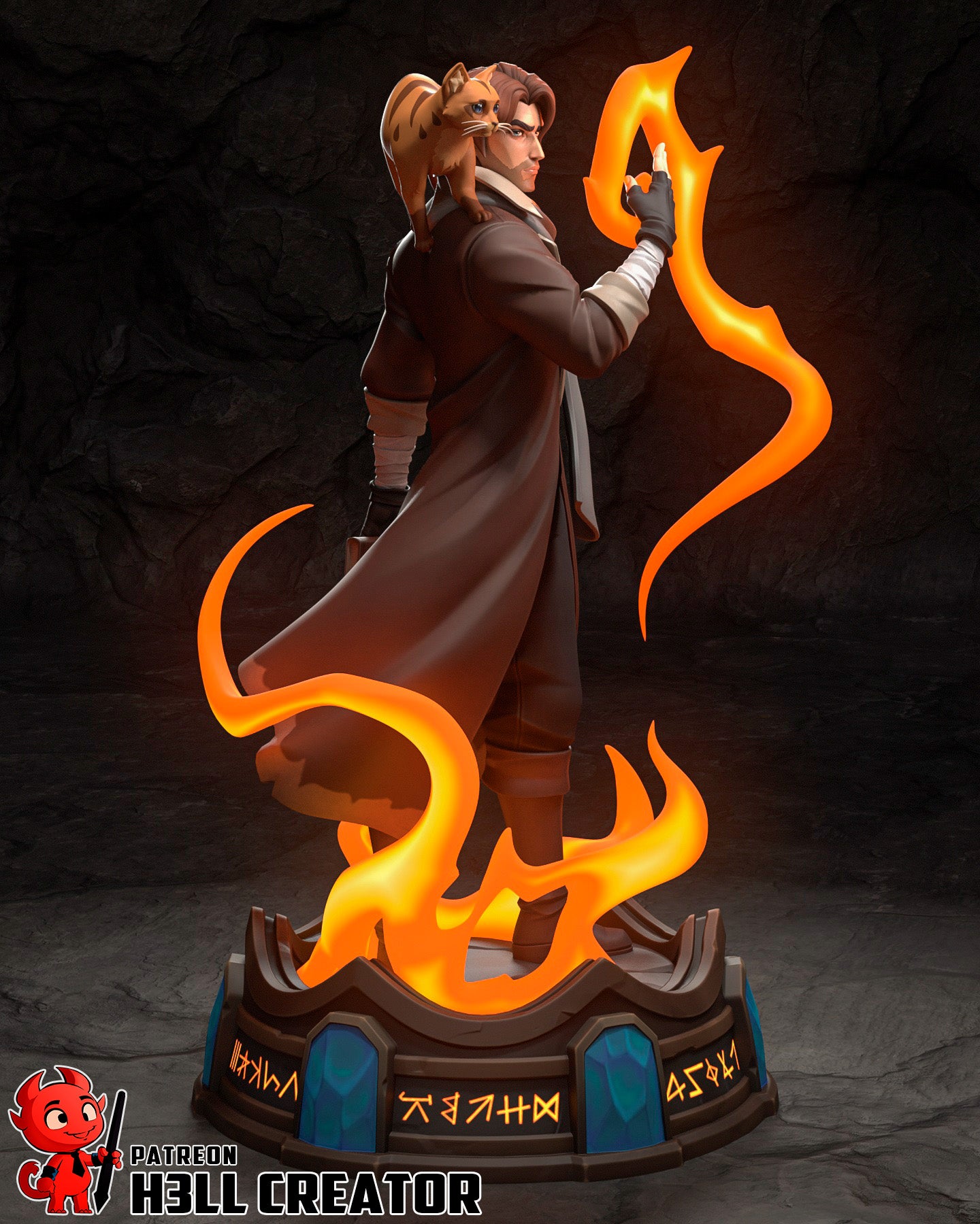 Caleb from The Mighy Nein by h3ll creator | High Quality Resin Print | Painted Commissions available! - Sephiknot