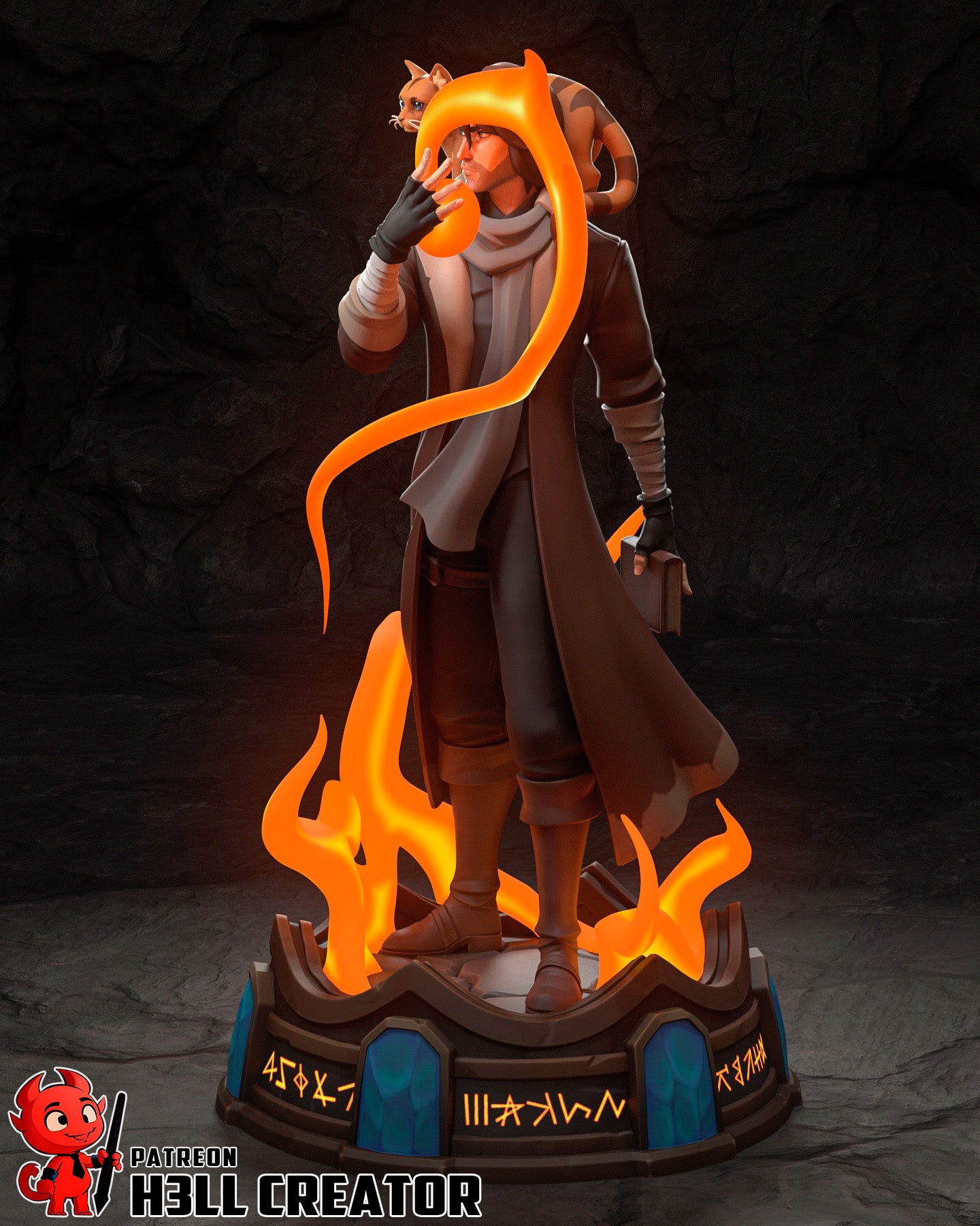 Caleb from The Mighy Nein by h3ll creator | High Quality Resin Print | Painted Commissions available! - Sephiknot