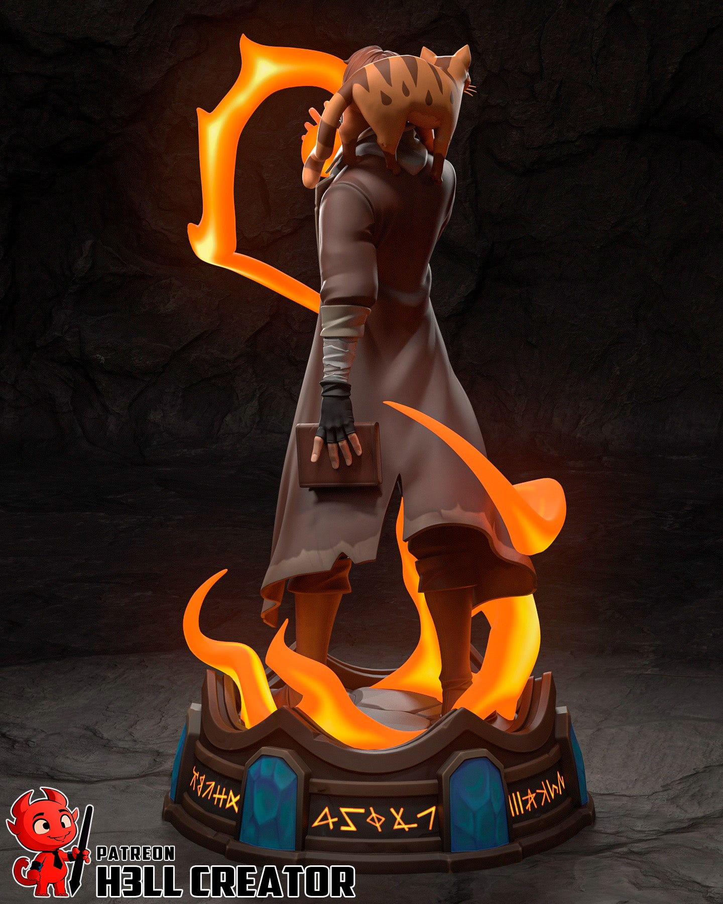 Caleb from The Mighy Nein by h3ll creator | High Quality Resin Print | Painted Commissions available! - Sephiknot