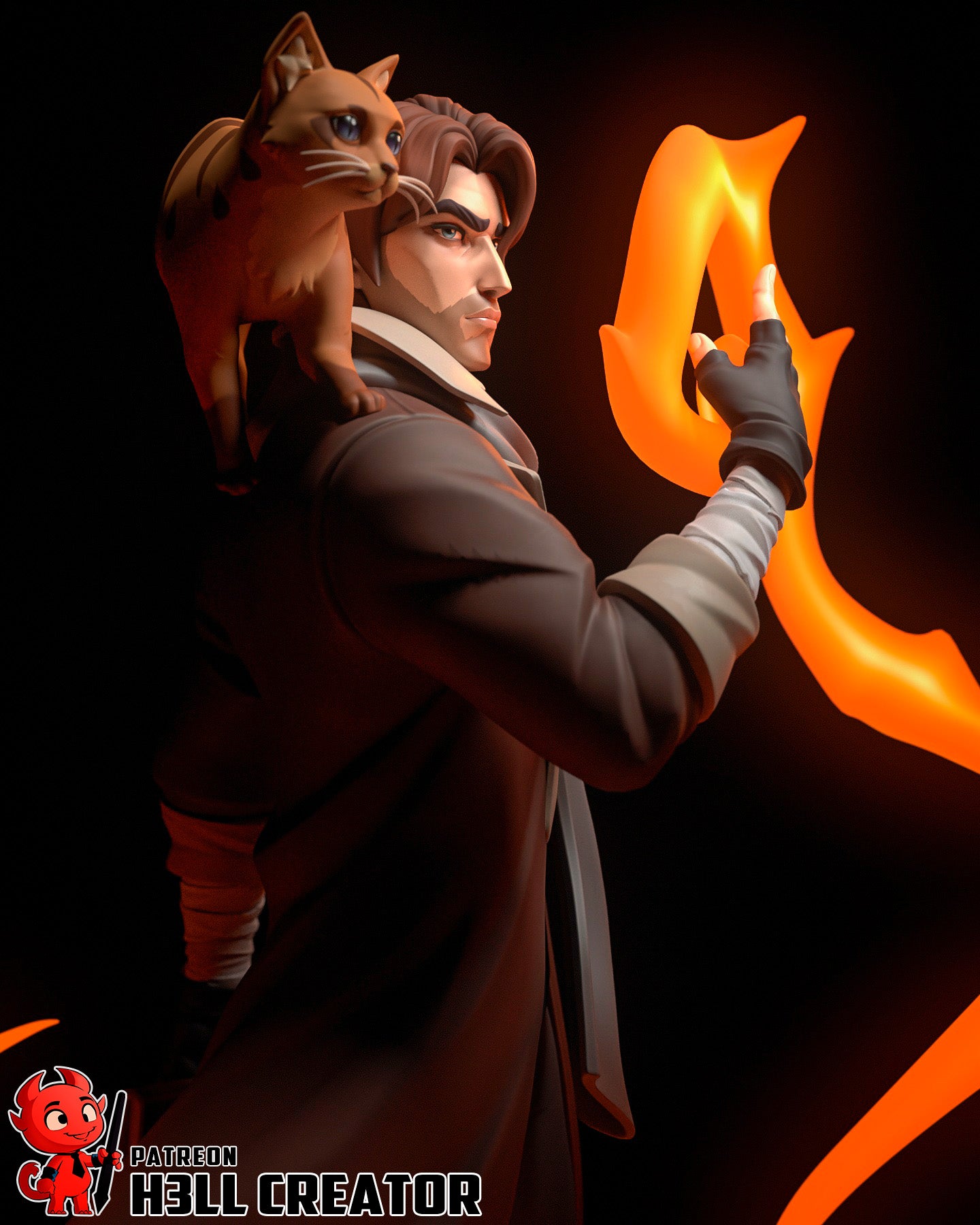 Caleb from The Mighy Nein by h3ll creator | High Quality Resin Print | Painted Commissions available! - Sephiknot