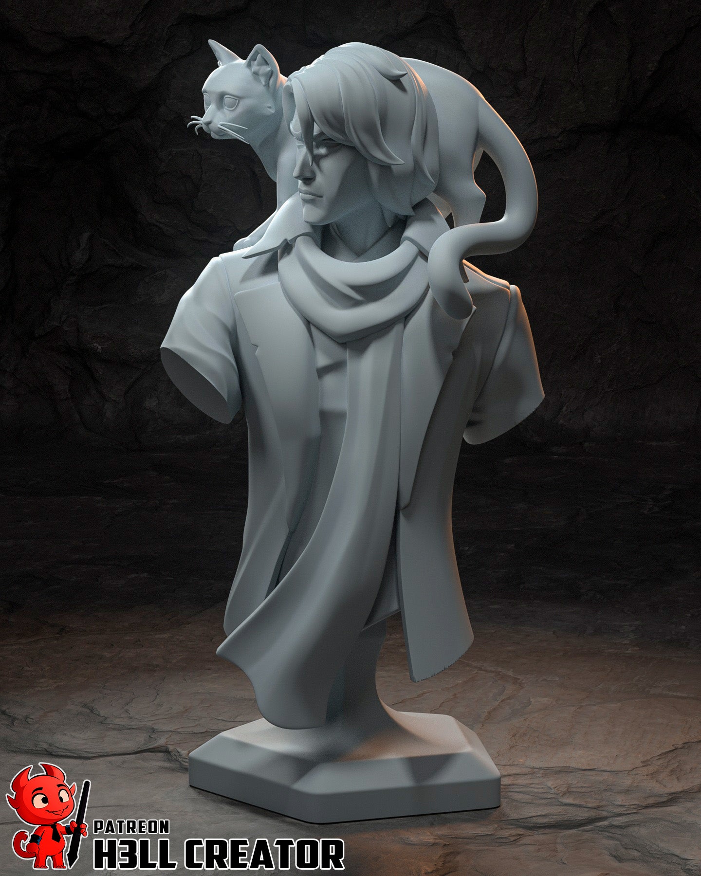 Caleb from The Mighy Nein by h3ll creator | High Quality Resin Print | Painted Commissions available! - Sephiknot