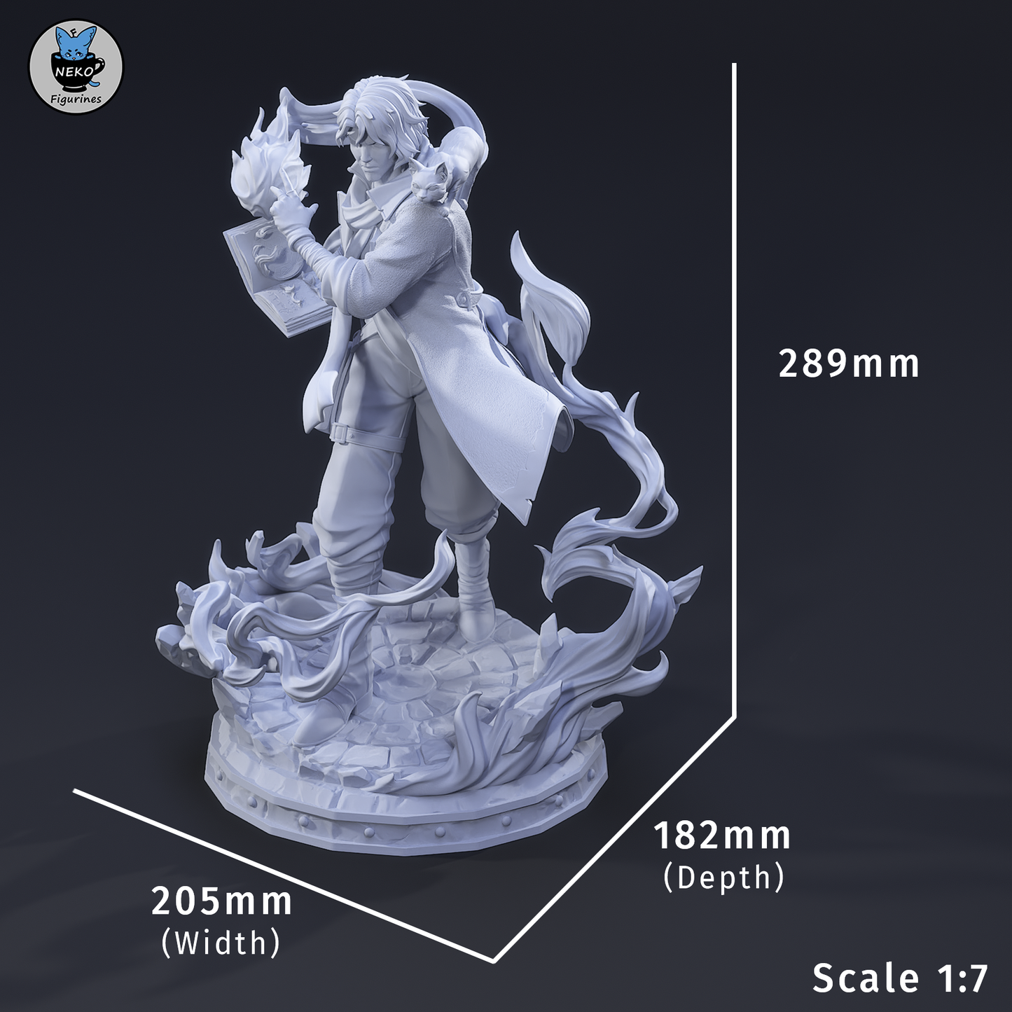 Caleb Widogast from The Mighty Nein by Neko Figurines | High Quality Resin Print | Painted Commissions available! - Sephiknot