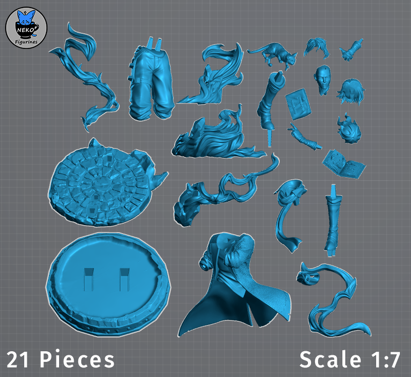 Caleb Widogast from The Mighty Nein by Neko Figurines | High Quality Resin Print | Painted Commissions available! - Sephiknot