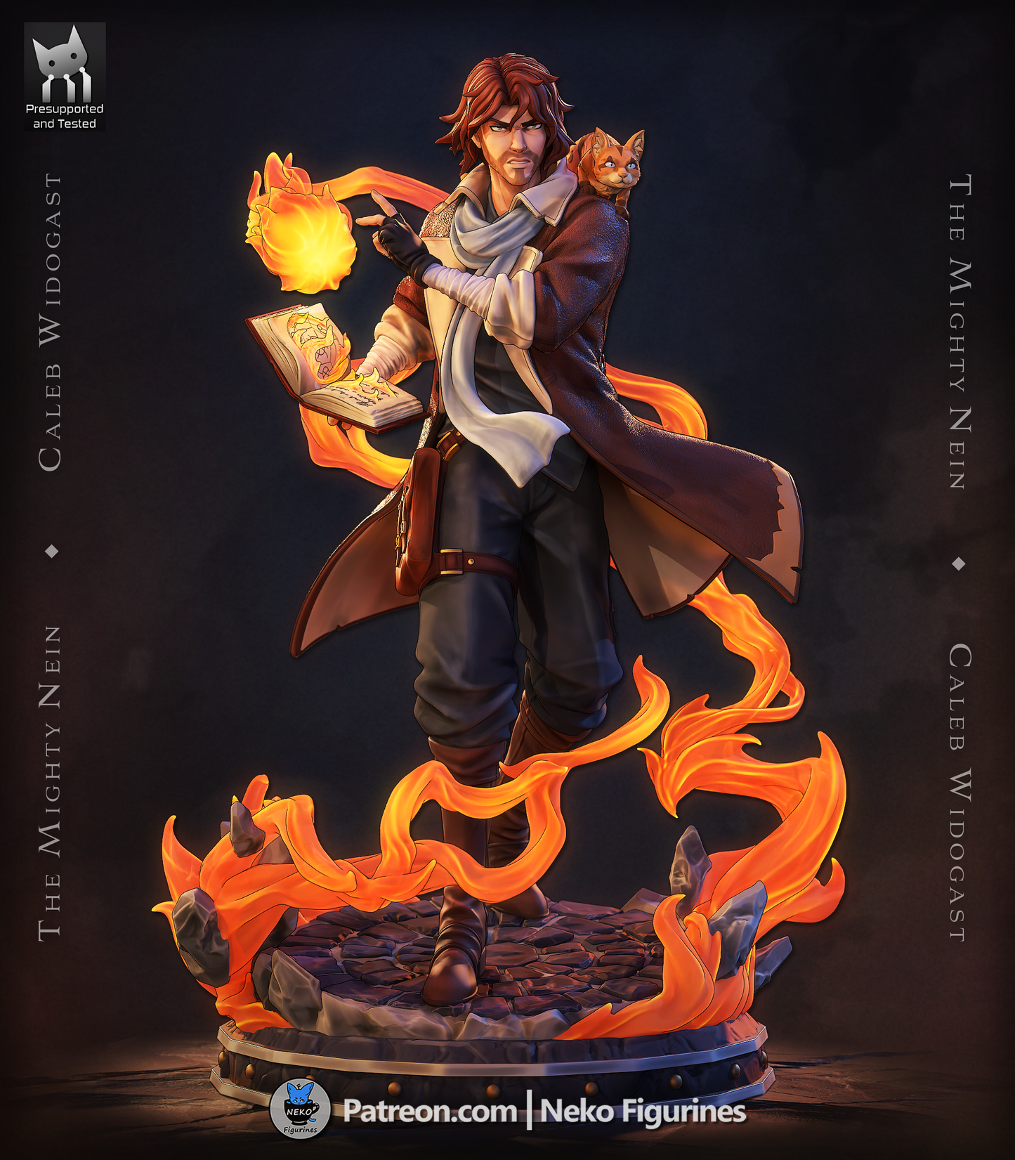Caleb Widogast from The Mighty Nein by Neko Figurines | High Quality Resin Print | Painted Commissions available! - Sephiknot