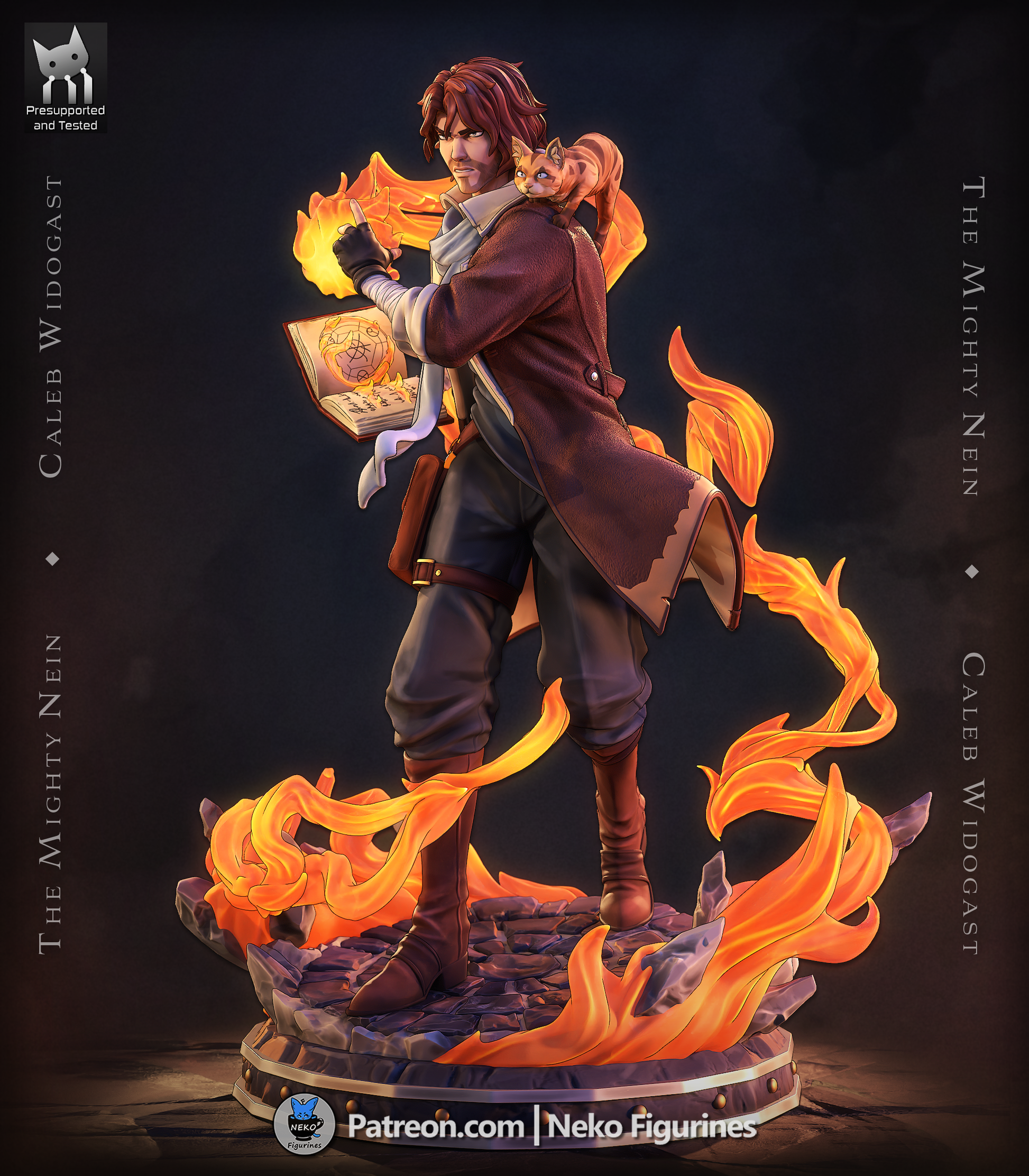 Caleb Widogast from The Mighty Nein by Neko Figurines | High Quality Resin Print | Painted Commissions available! - Sephiknot