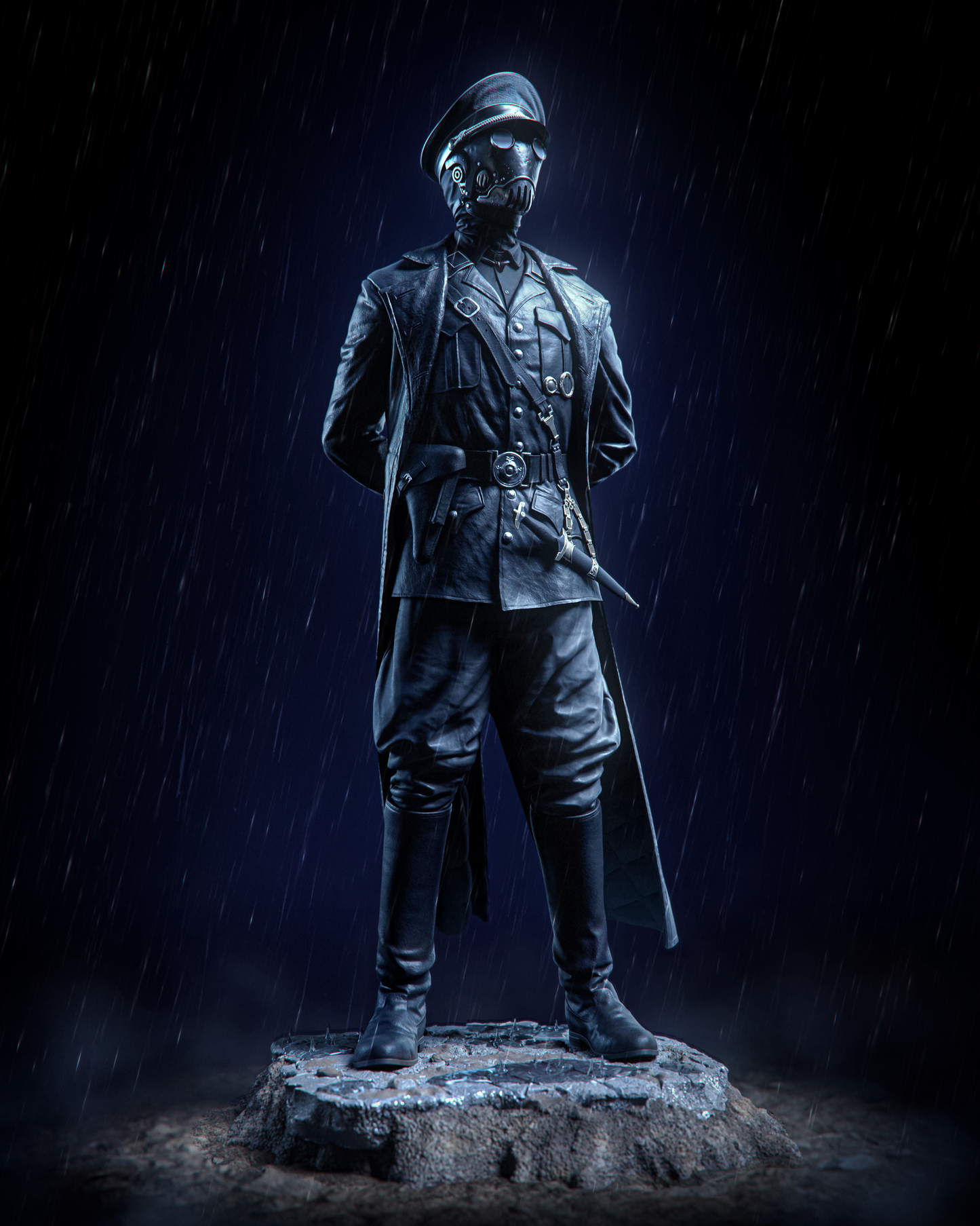 Karl Ruprect Kroenen from Hellboy Fan-Made Model by CA3D - Sephiknot