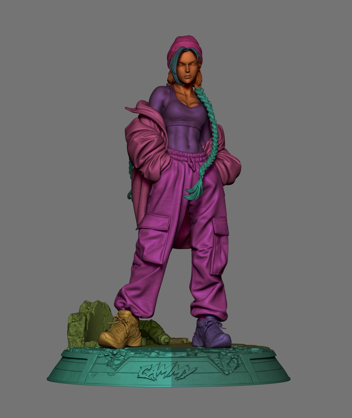 Cammy from Street Fighter by CA3D | High Quality Resin Print | Painted Commissions available!