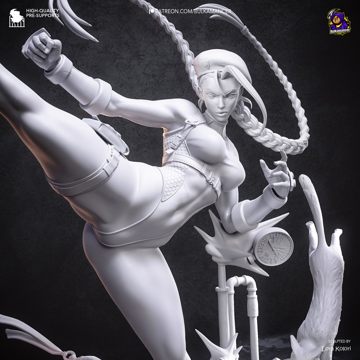 Cammy from Street Fighter by Bulkamancer | High Quality Resin Print | Painted Commissions available!