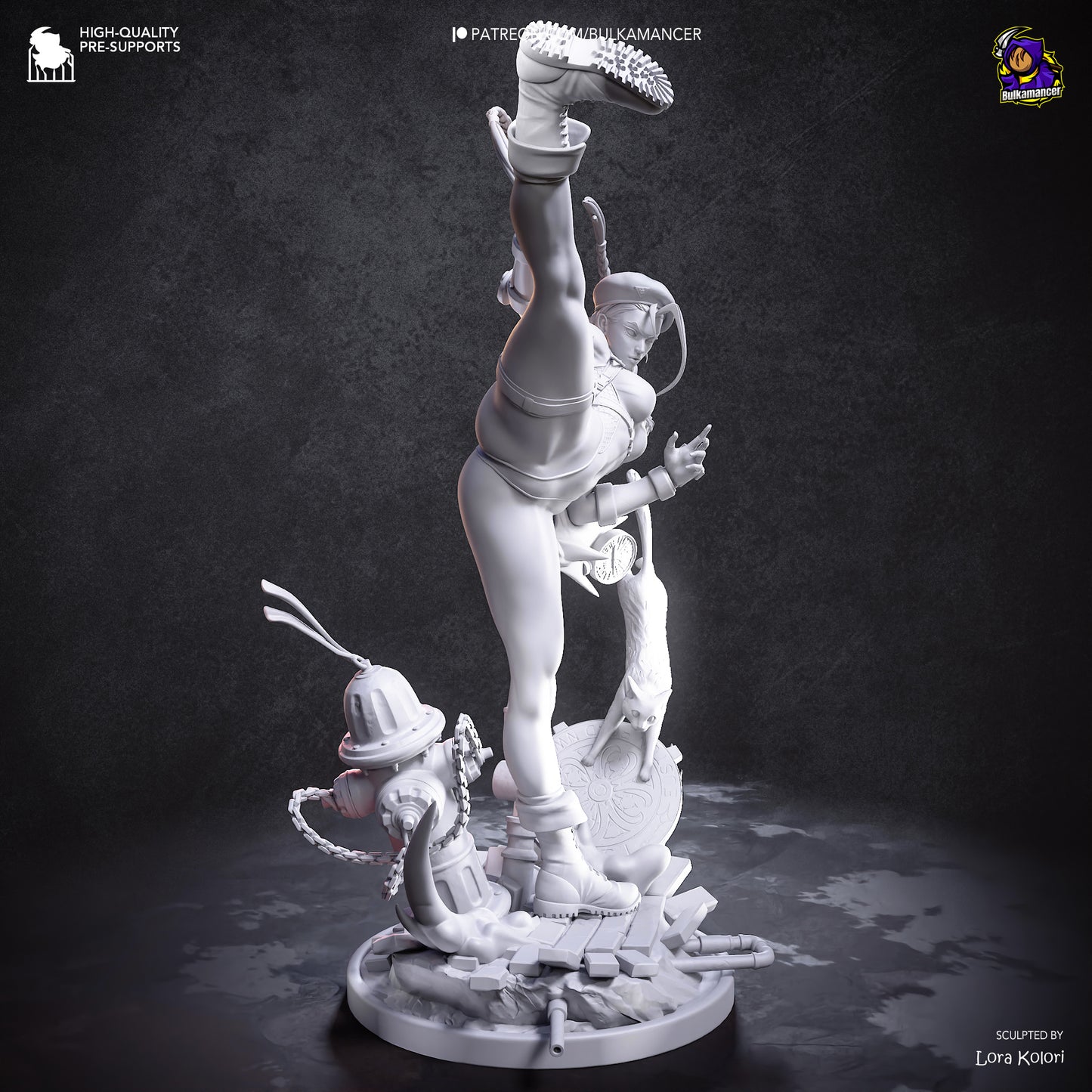 Cammy from Street Fighter by Bulkamancer | High Quality Resin Print | Painted Commissions available!