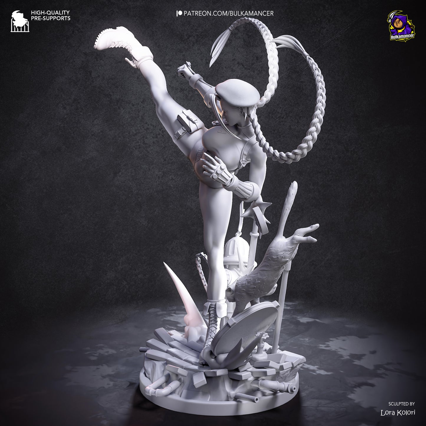 Cammy from Street Fighter by Bulkamancer | High Quality Resin Print | Painted Commissions available!