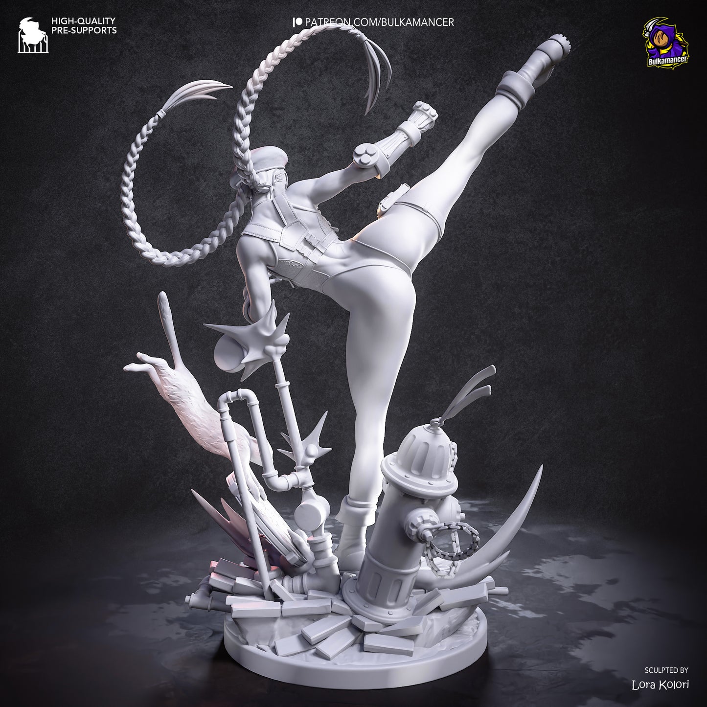Cammy from Street Fighter by Bulkamancer | High Quality Resin Print | Painted Commissions available!