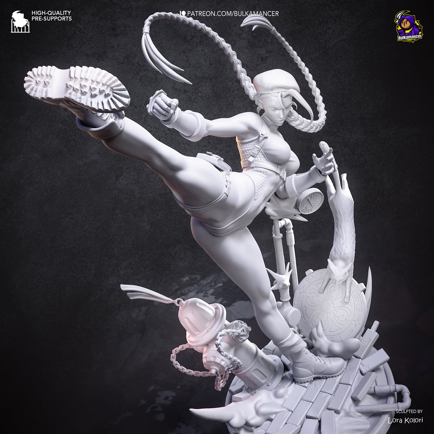 Cammy from Street Fighter by Bulkamancer | High Quality Resin Print | Painted Commissions available!