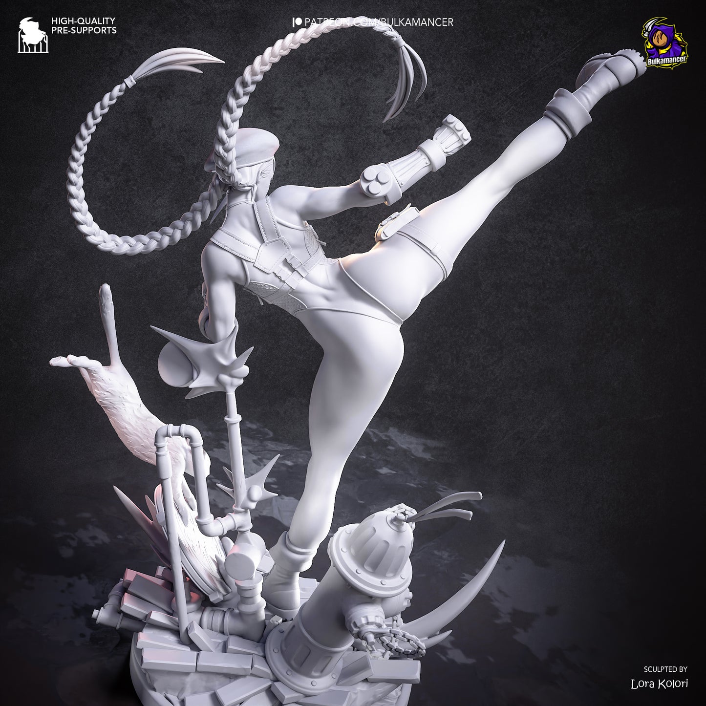 Cammy from Street Fighter by Bulkamancer | High Quality Resin Print | Painted Commissions available!