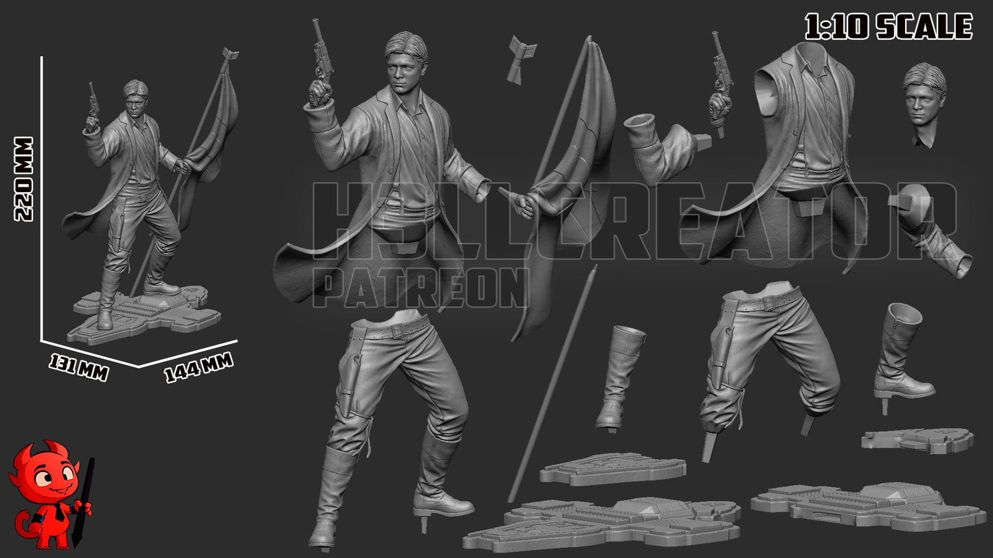 Malcolm Reynolds from Firefly by h3ll creator | High Quality Resin Print | Painted Commissions available! - Sephiknot
