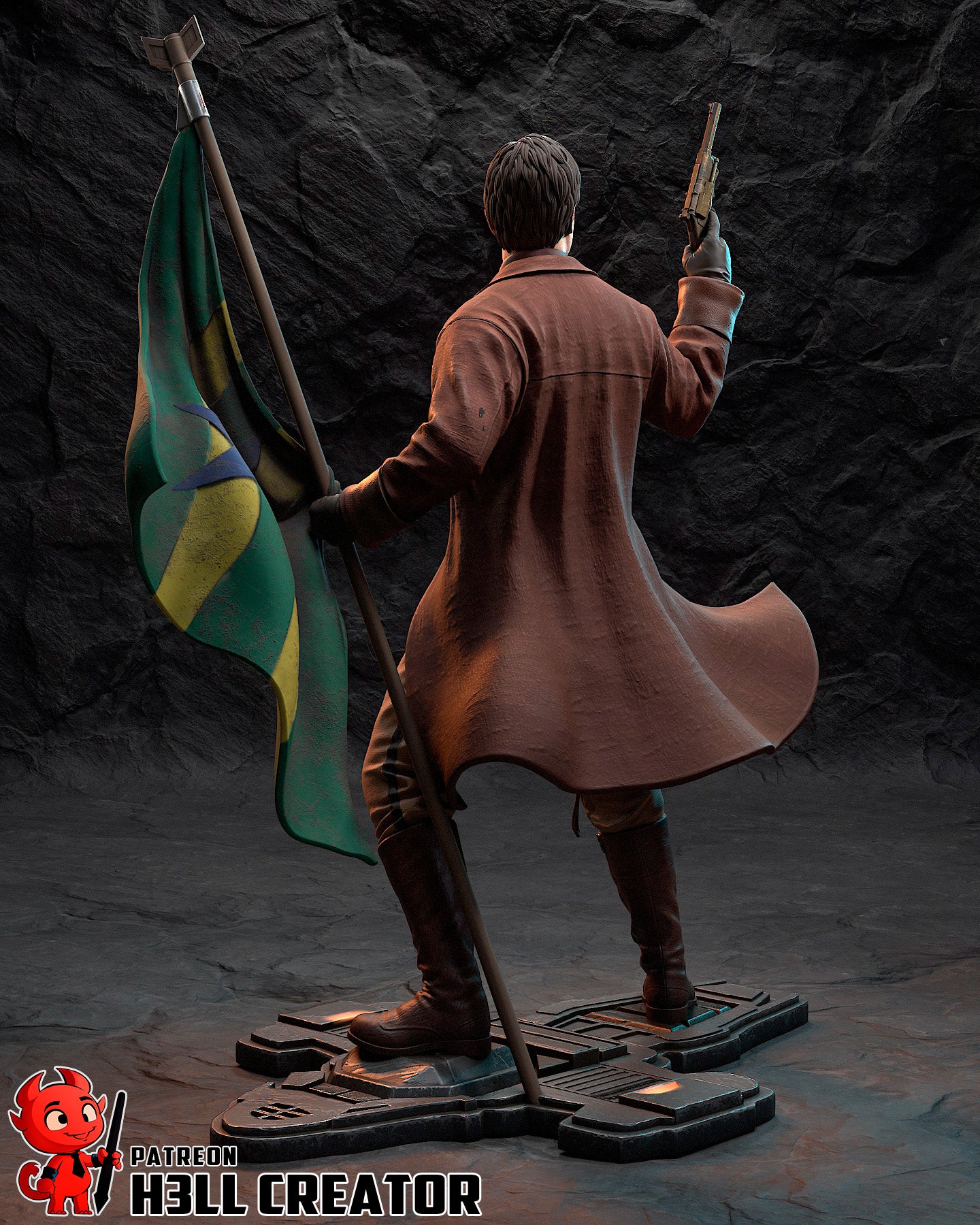 Malcolm Reynolds from Firefly by h3ll creator | High Quality Resin Print | Painted Commissions available! - Sephiknot
