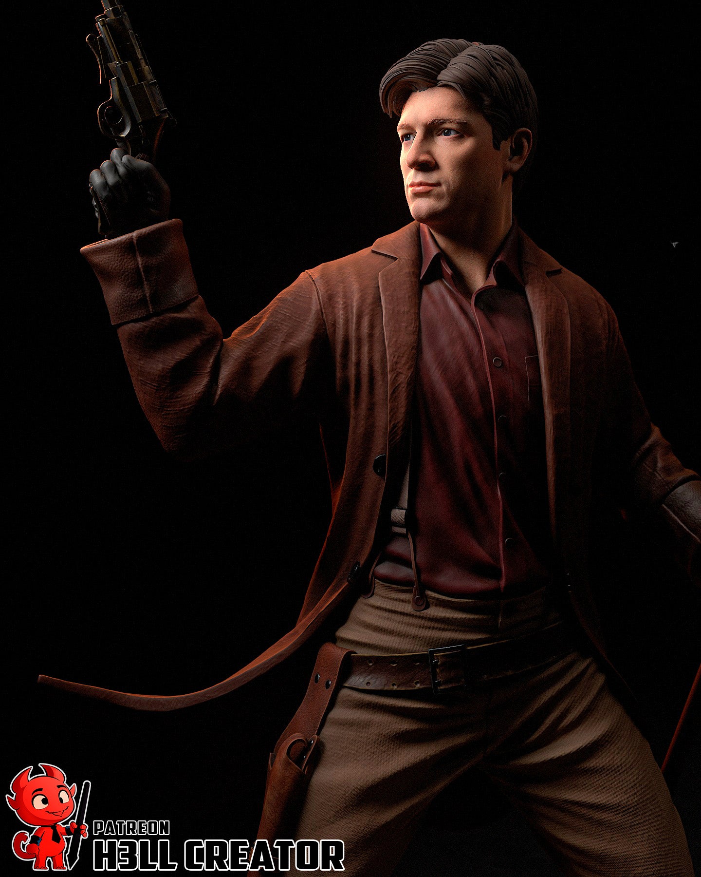 Malcolm Reynolds from Firefly by h3ll creator | High Quality Resin Print | Painted Commissions available! - Sephiknot