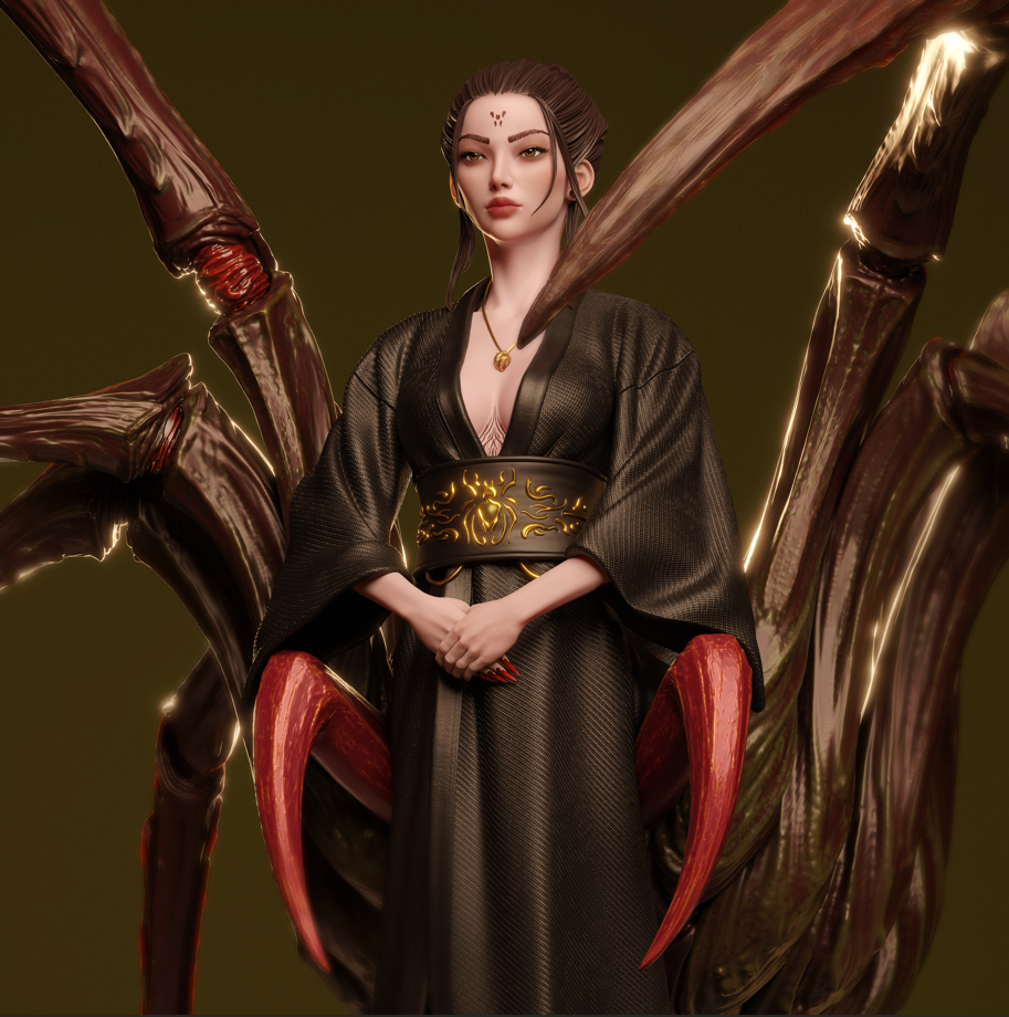 Queen Spider from Wukong Fan-Made Model by CA3D