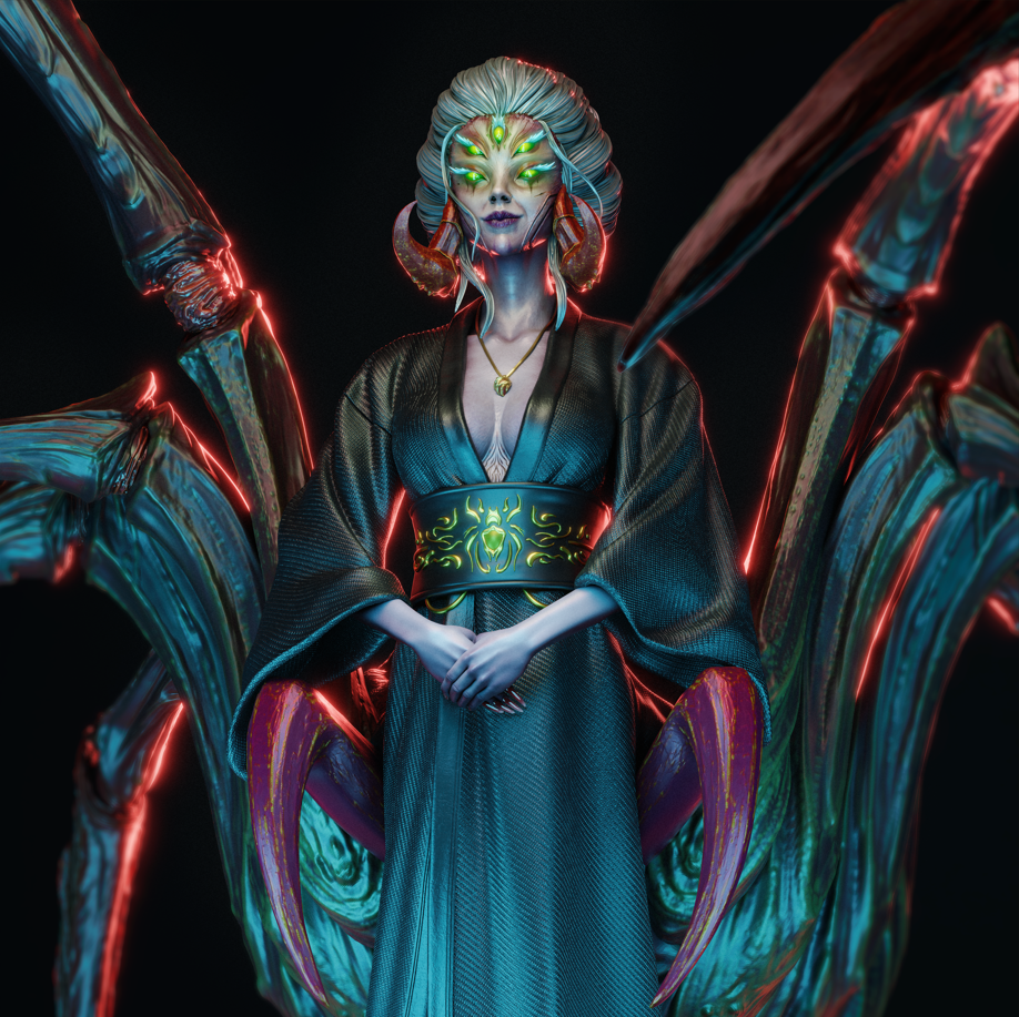 Queen Spider from Wukong Fan-Made Model by CA3D