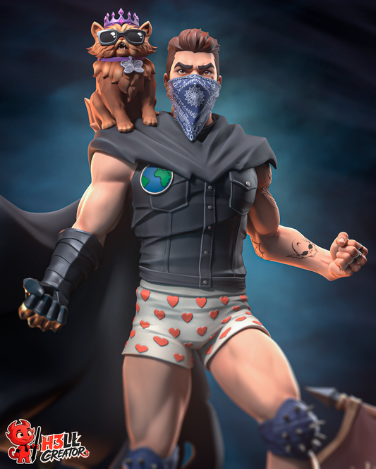 Carl and Donut by h3ll creator | High Quality Resin Print | Painted Commissions available!