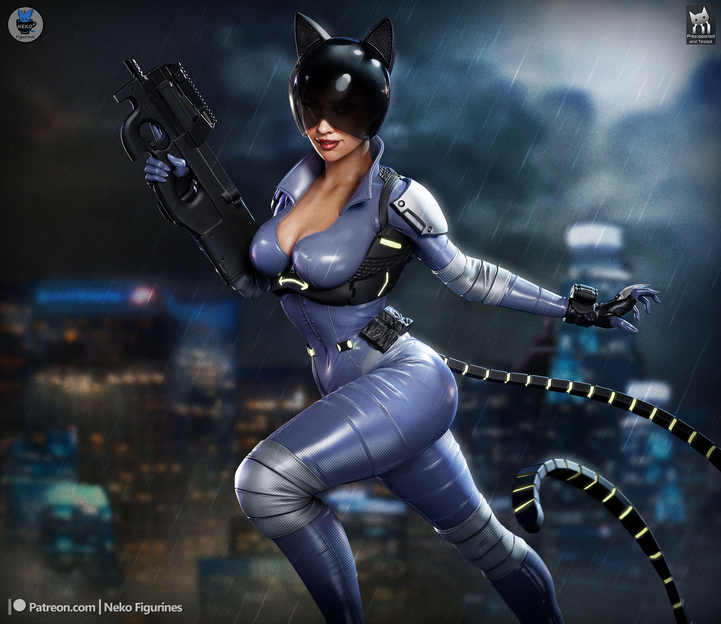 Absolute Catwoman by Neko Figurines | High Quality Resin Print | Painted Commissions available!