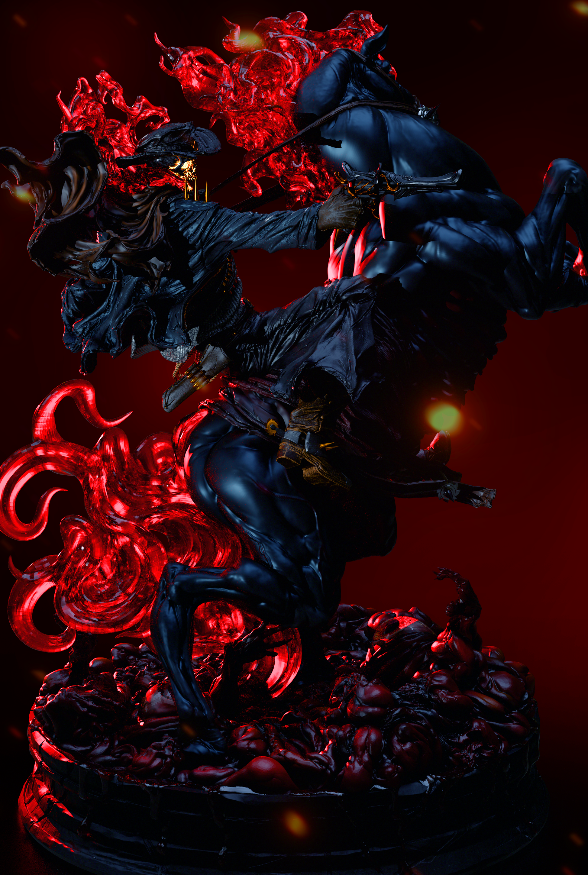 Ghost Rider from Marvel by CA3D | High Quality Resin Print | Painted Commissions available! - Sephiknot