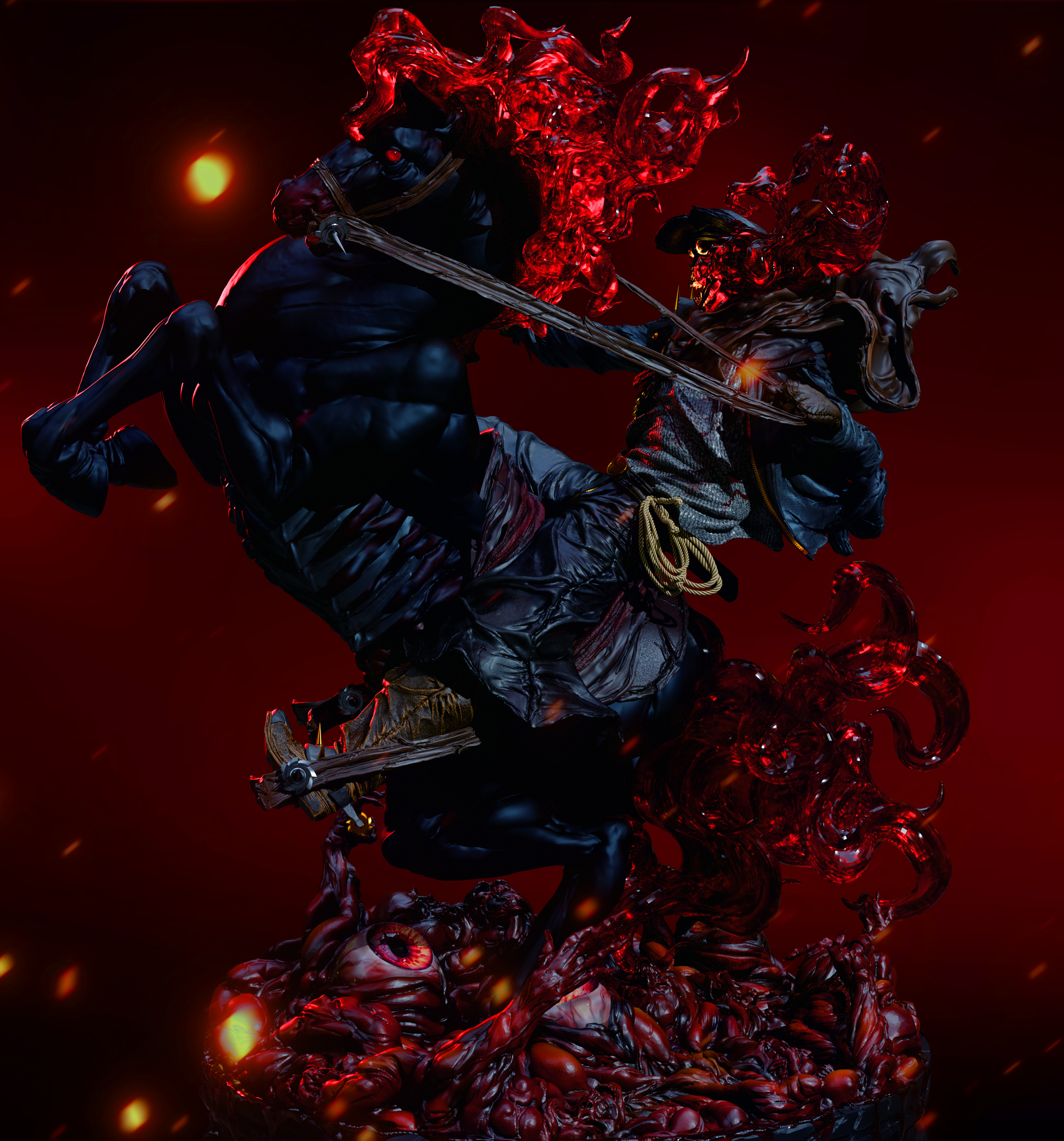 Ghost Rider from Marvel by CA3D | High Quality Resin Print | Painted Commissions available! - Sephiknot