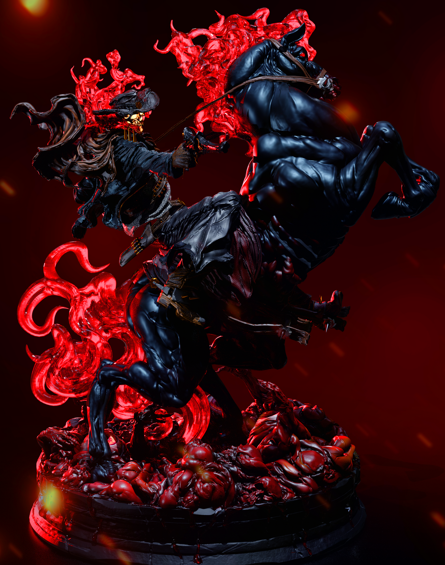 Ghost Rider from Marvel by CA3D | High Quality Resin Print | Painted Commissions available! - Sephiknot