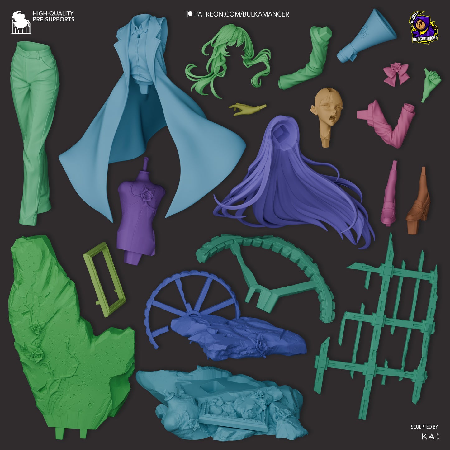 Chando from Shoka and Aishite Fan-Made Model by Bulkamancer