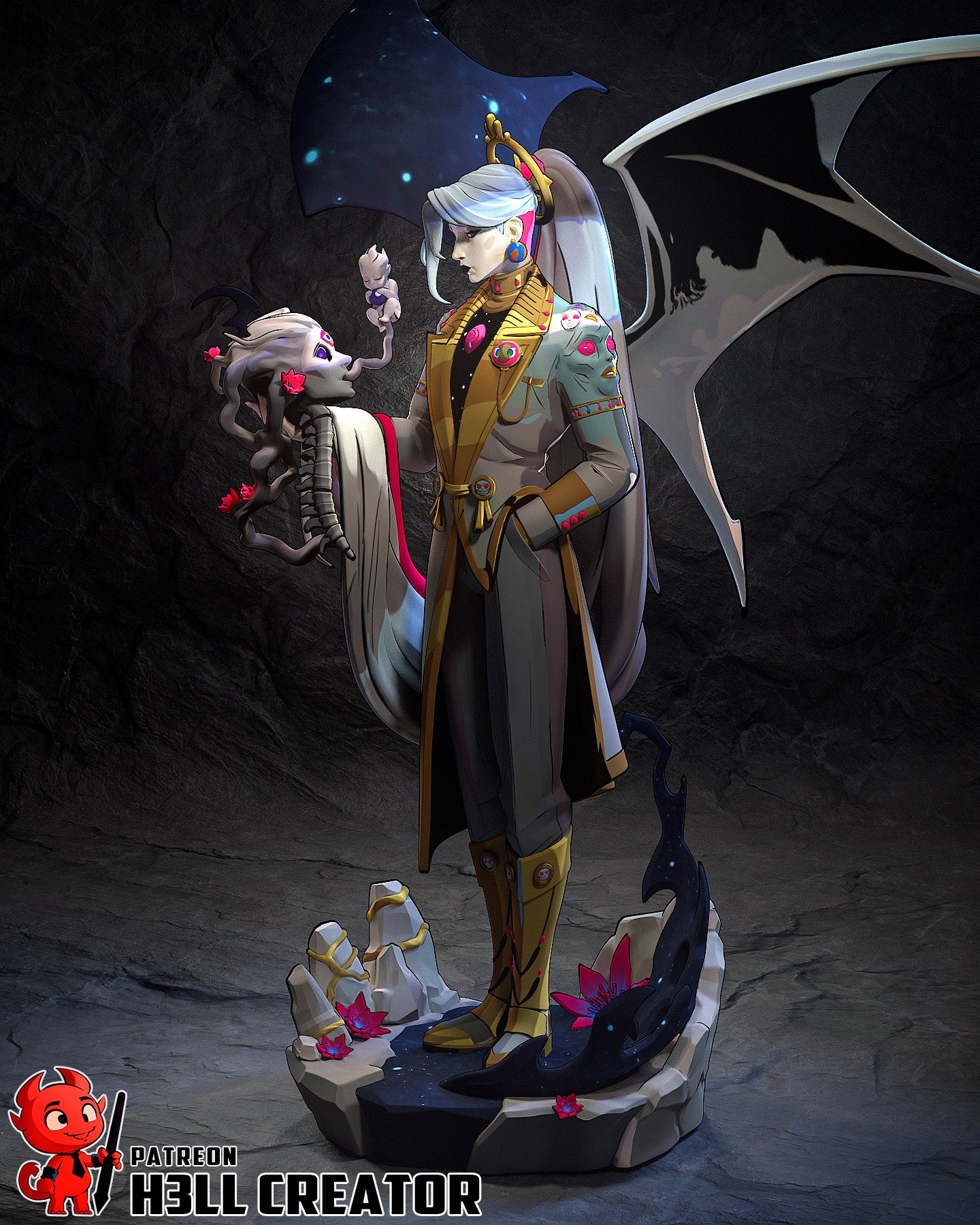 Chaos from Hades by h3ll creator | High Quality Resin Print | Painted Commissions available!