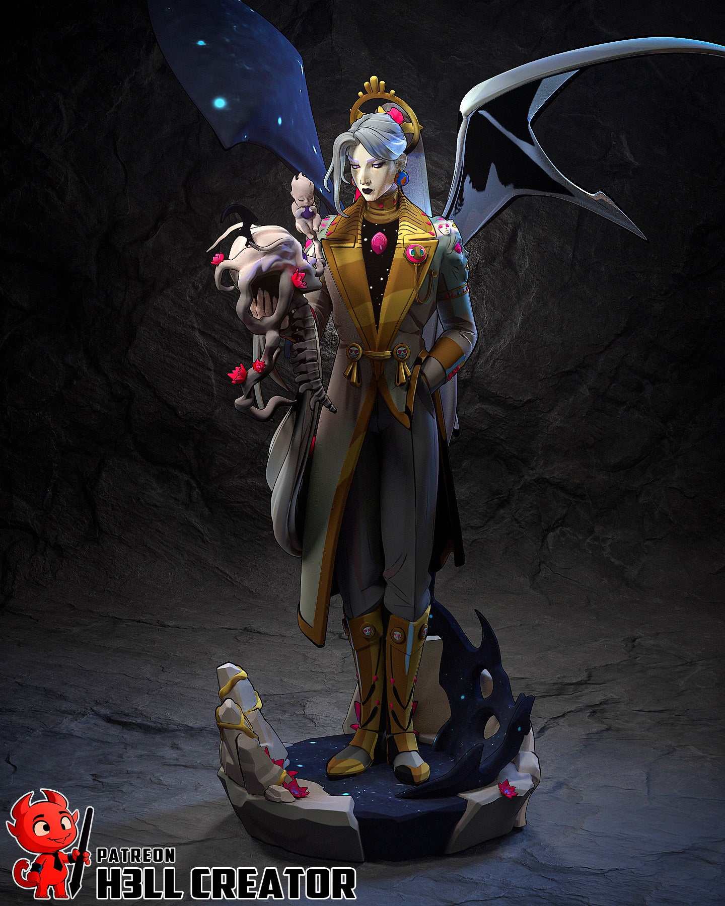 Chaos from Hades by h3ll creator | High Quality Resin Print | Painted Commissions available!