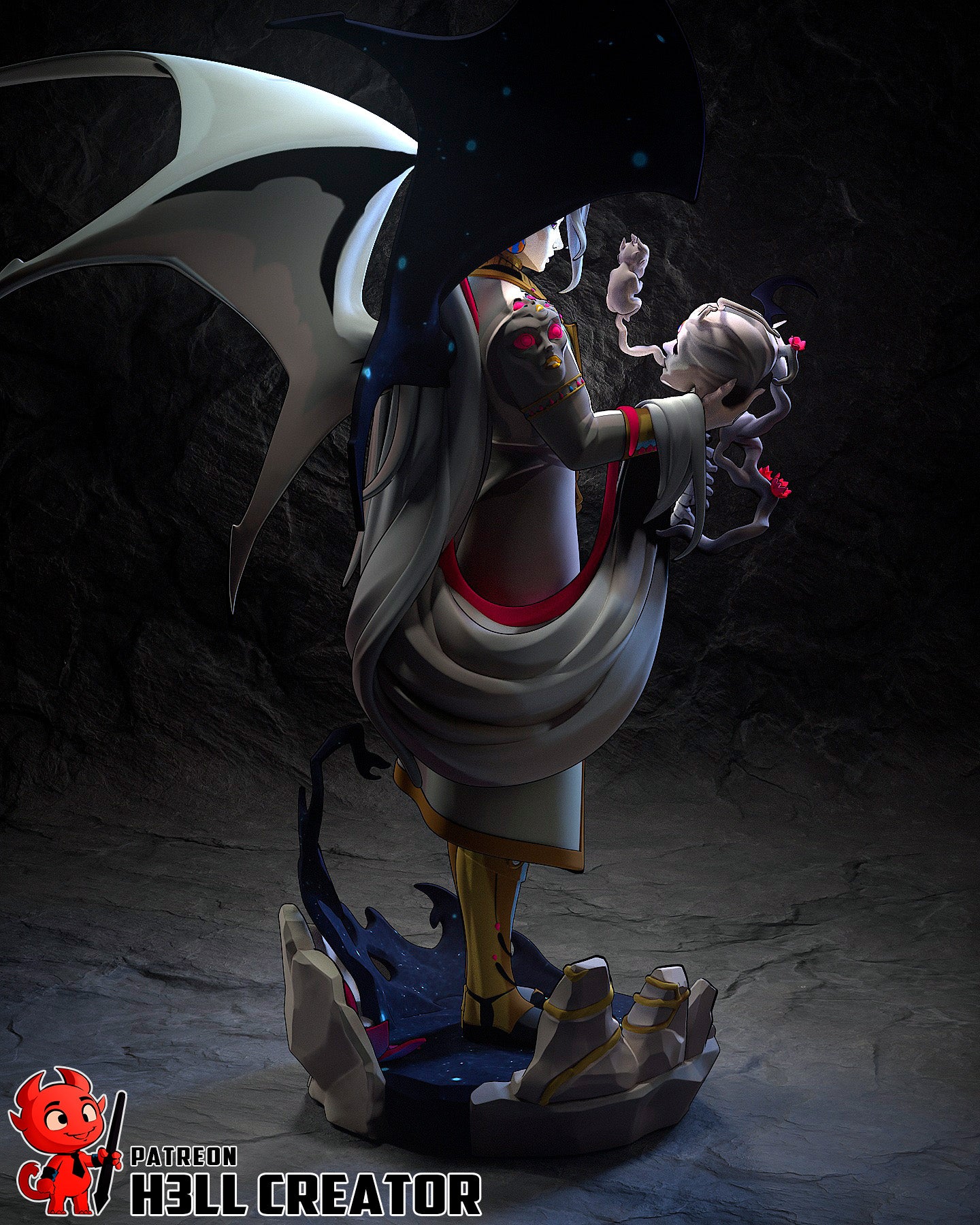 Chaos from Hades by h3ll creator | High Quality Resin Print | Painted Commissions available!