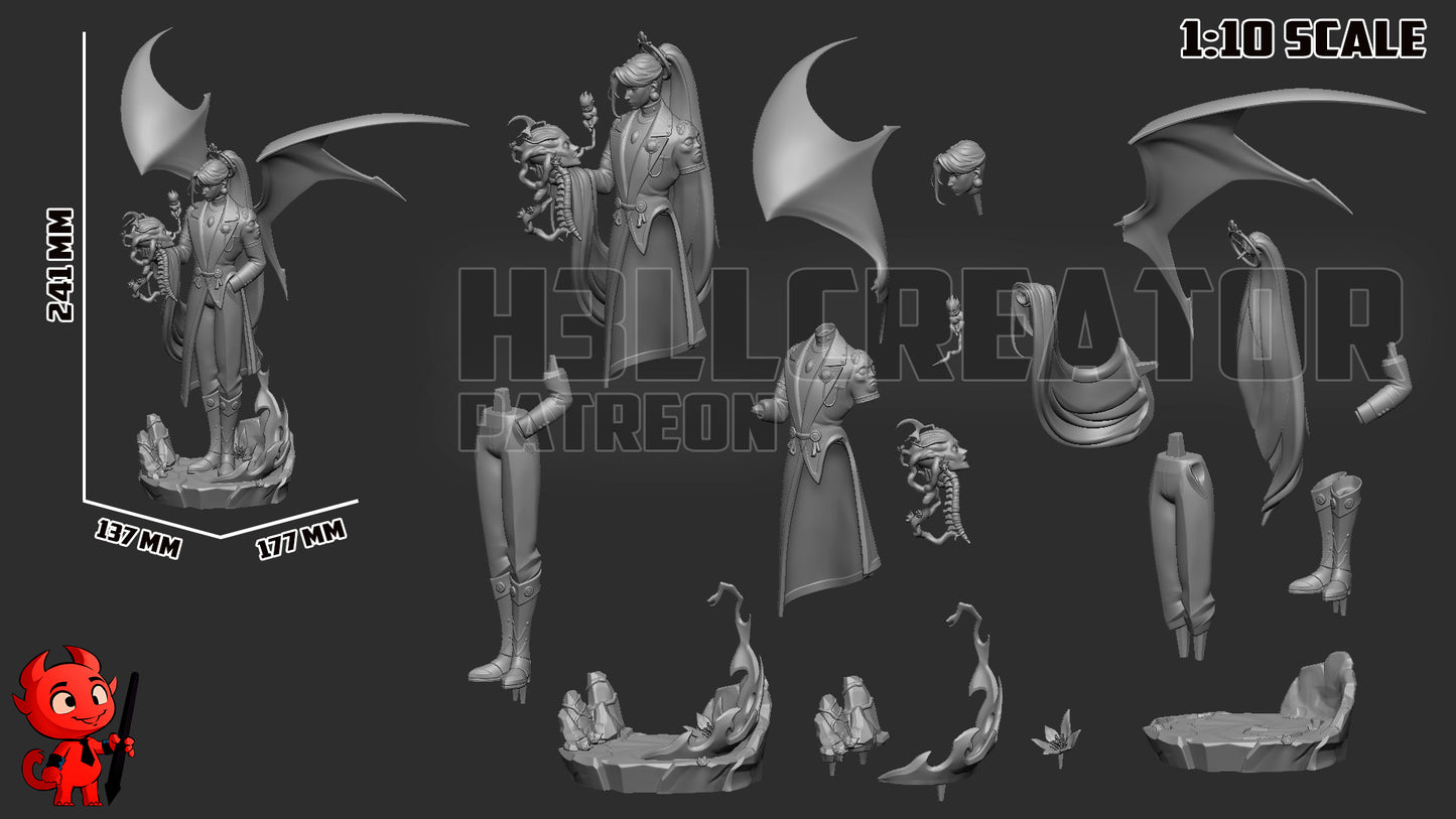 Chaos from Hades by h3ll creator | High Quality Resin Print | Painted Commissions available!