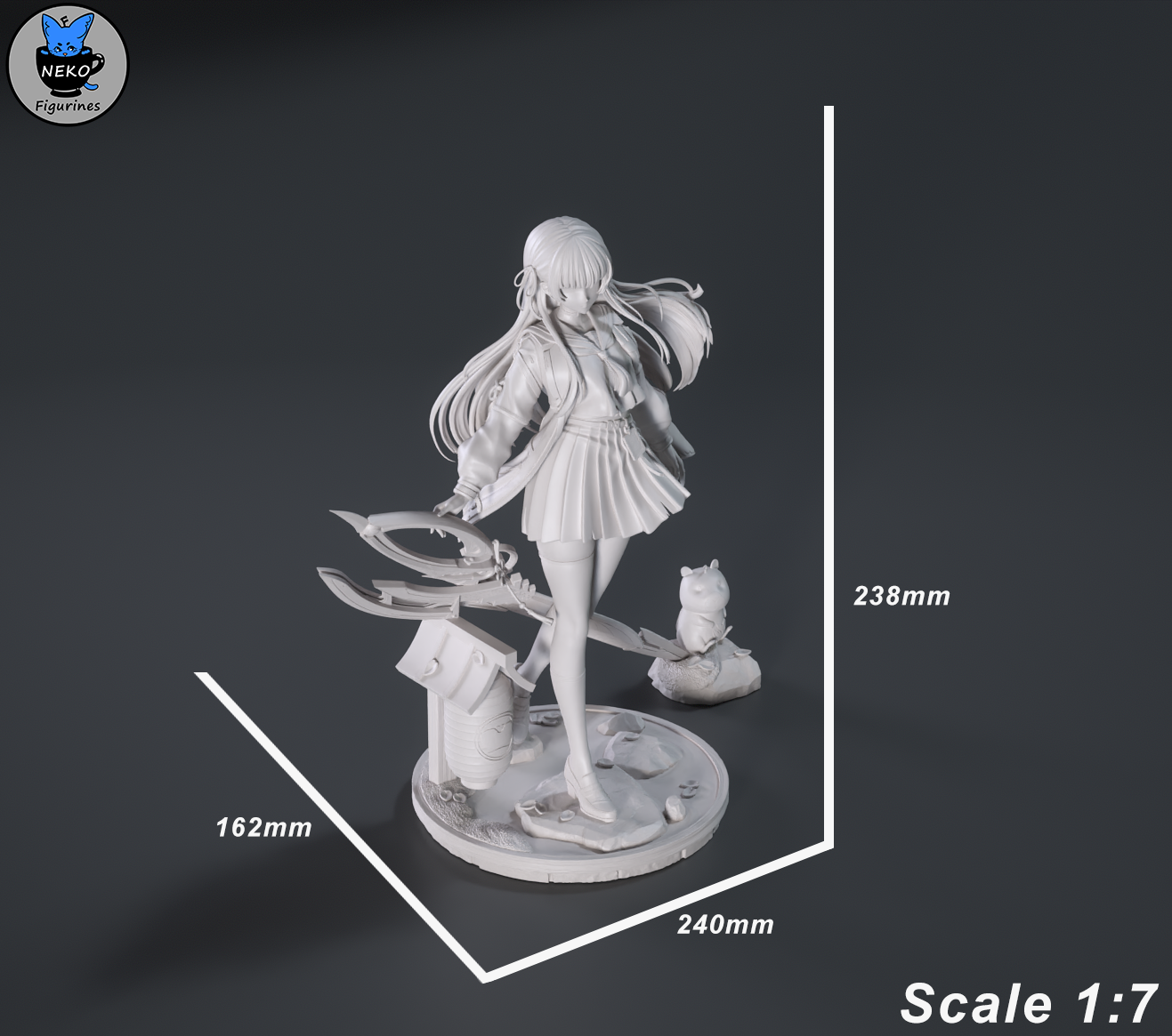 Chisa from Wuthering Waves Impact Fan-Made Model by Neko Figurines - Sephiknot