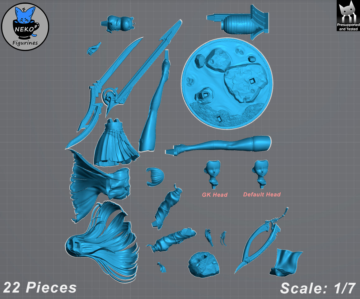 Chisa from Wuthering Waves Impact Fan-Made Model by Neko Figurines - Sephiknot