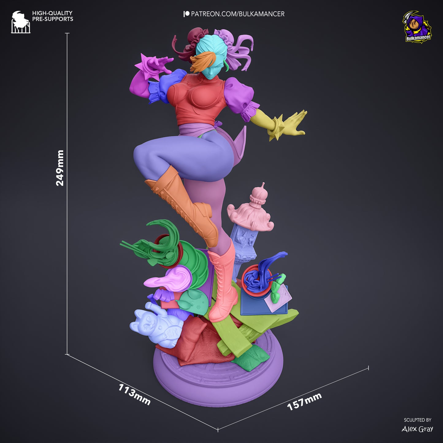 Chun-Li from Street Fighter by Bulkamancer | High Quality Resin Print | Painted Commissions available!
