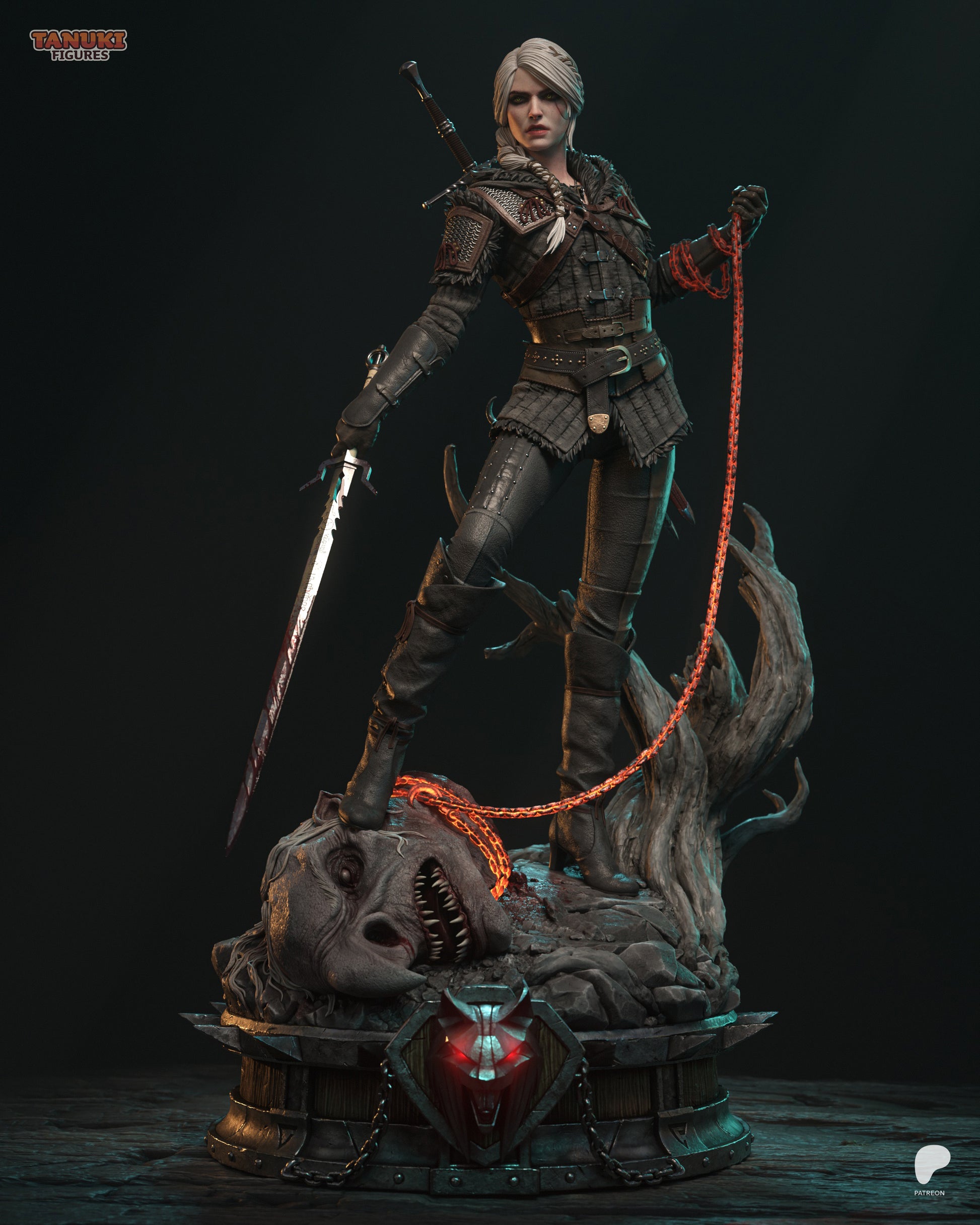 Ciri by TanukiFigures | High Quality Resin Print | Painted Commissions available! - Sephiknot