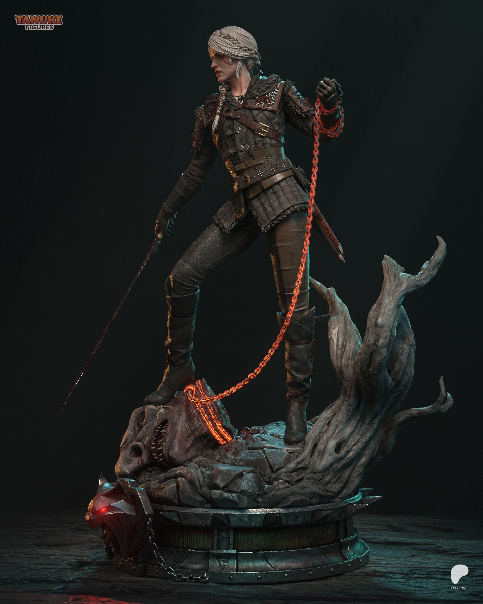 Ciri by TanukiFigures | High Quality Resin Print | Painted Commissions available! - Sephiknot