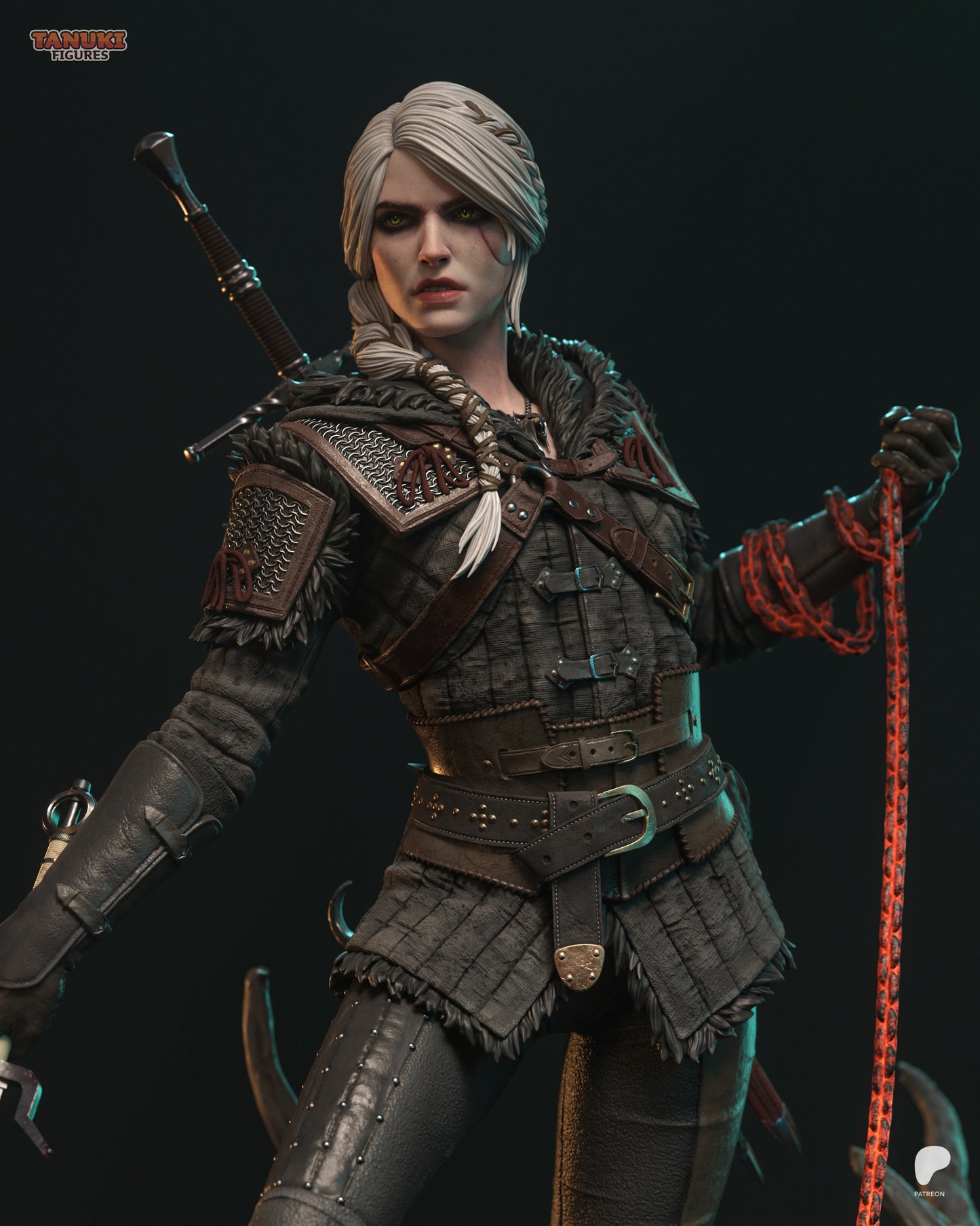 Ciri by TanukiFigures | High Quality Resin Print | Painted Commissions available! - Sephiknot