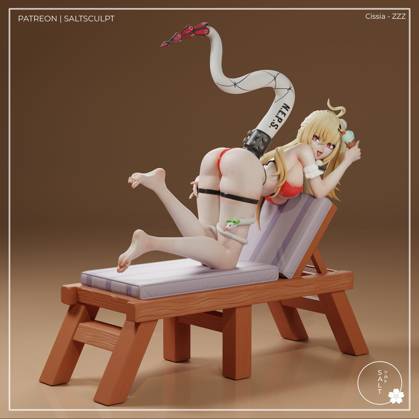 Cissia by SaltSculpts | High Quality Resin Print | Painted Commissions available!